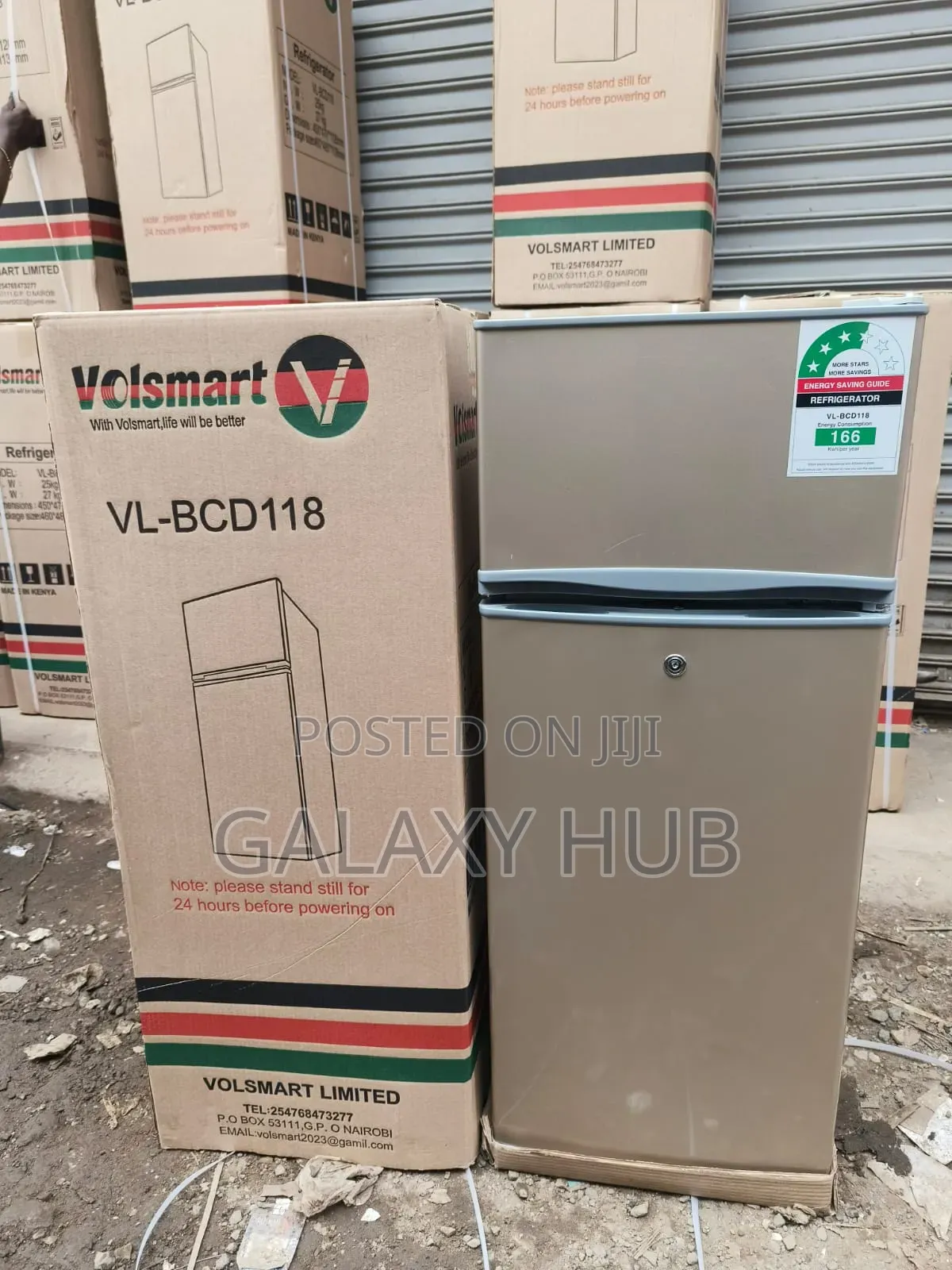 Volsmart 118litres Double Door Refrigerator Available