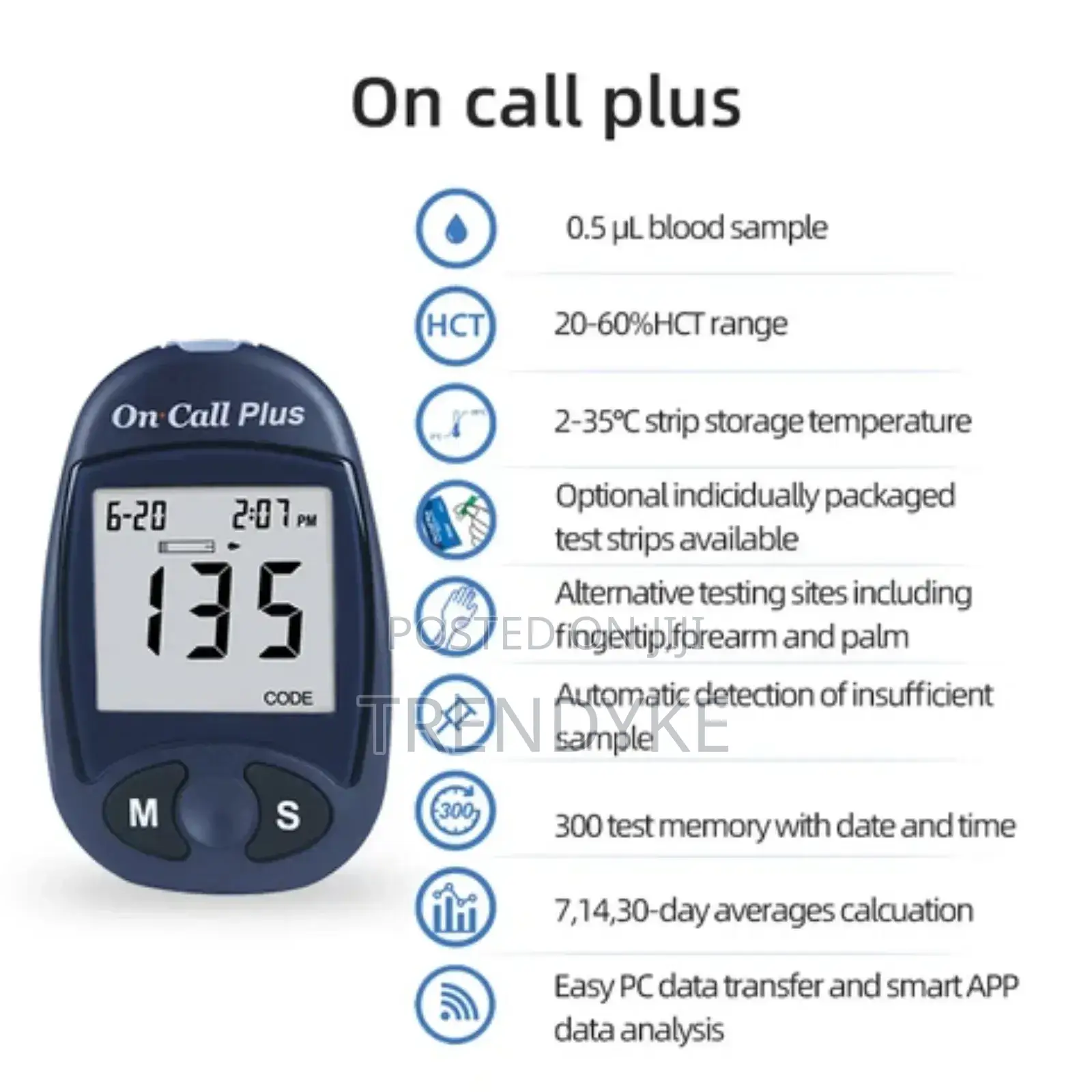 On Call Plus Glucometer