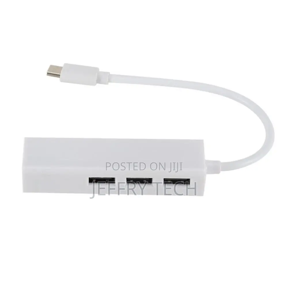 Type C to RJ45 TYPE-C to RJ45 Lan Network Card 4 in 1 USB 2.