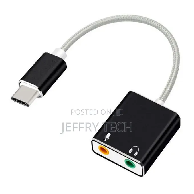 Type-C 7.1 Channel to 3.5 Karaoke Live Streaming Mobile Phon