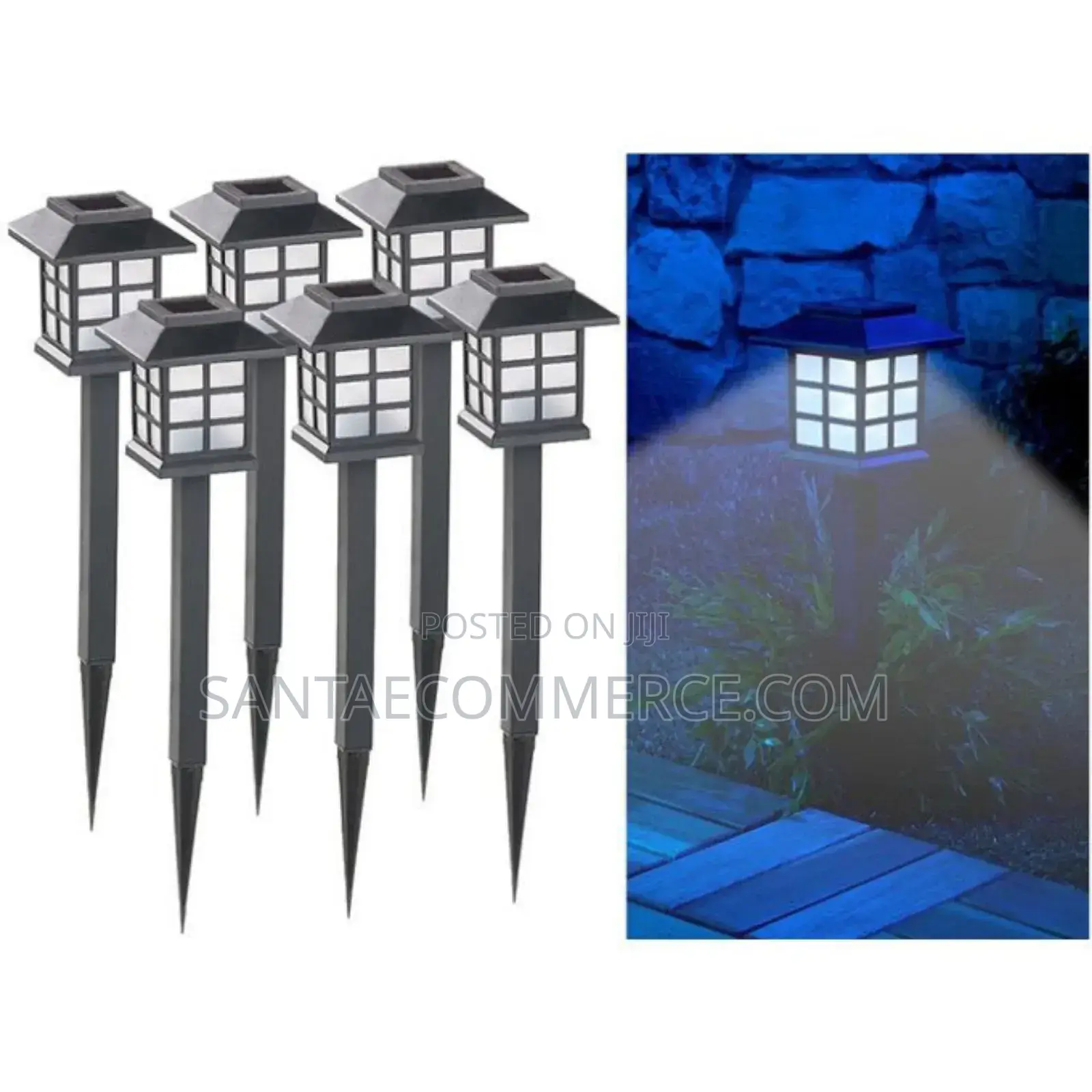 6 PCS Solar Garden Lights