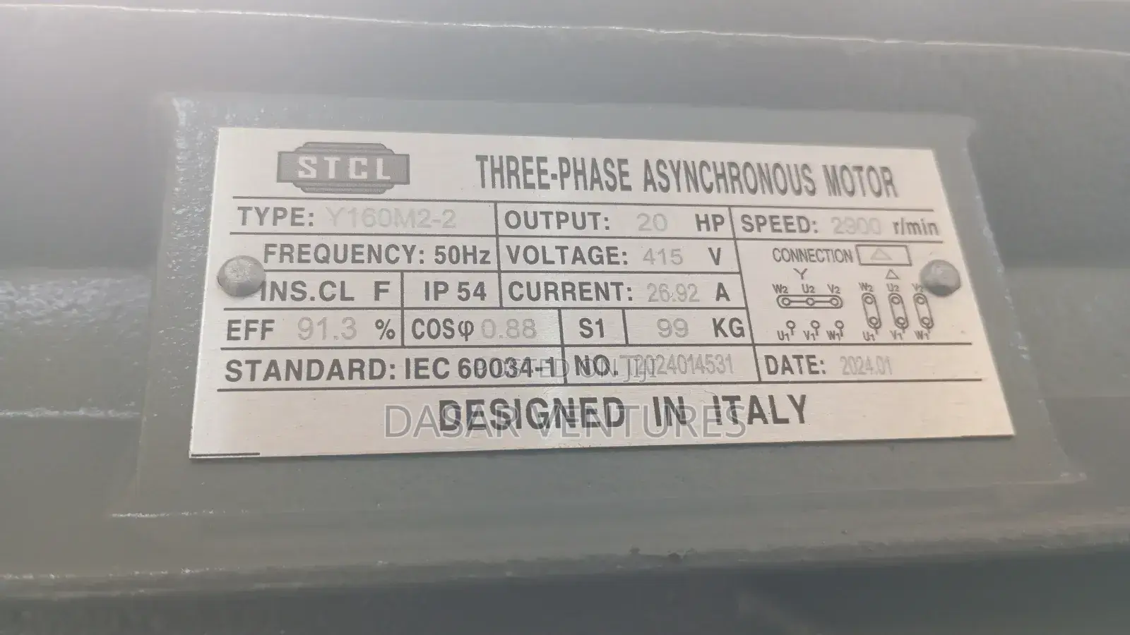 Electric Motor 20hp - High Speed