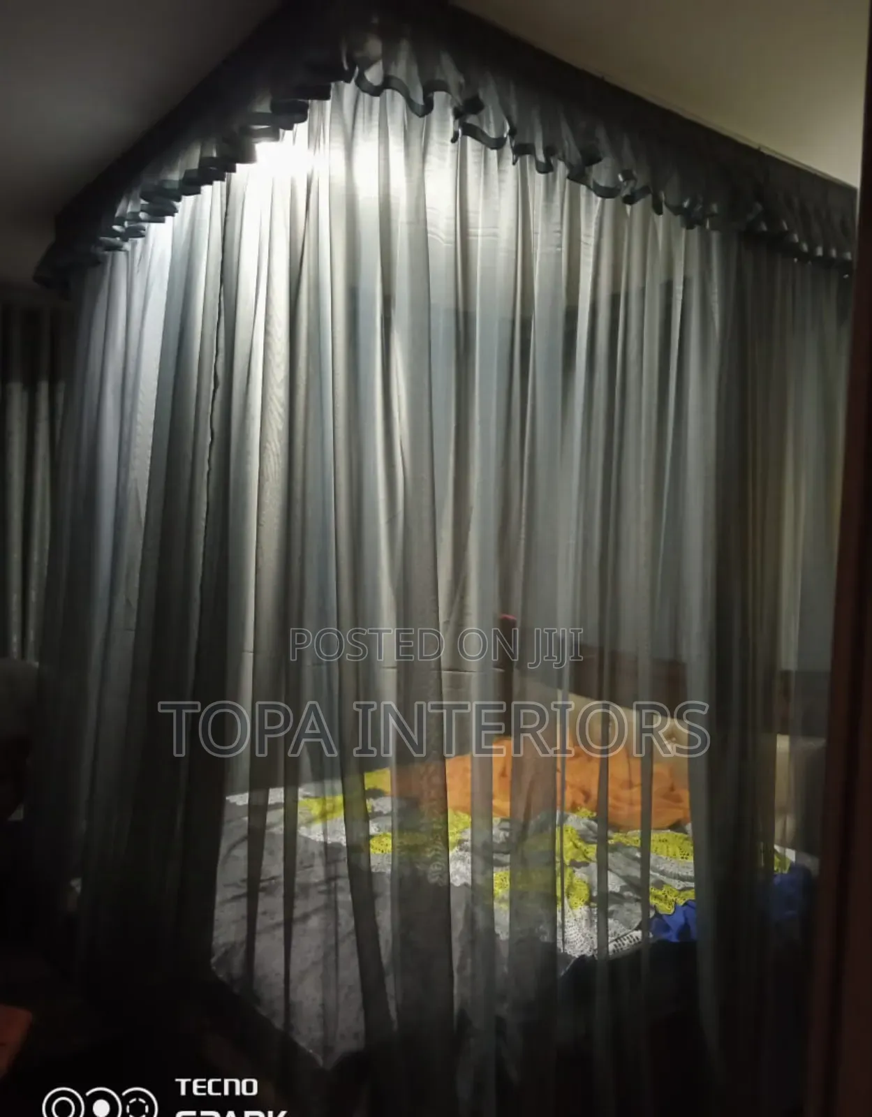 Customized Sheer Mosquito Nets Ceiling Rail Mosquito Nets