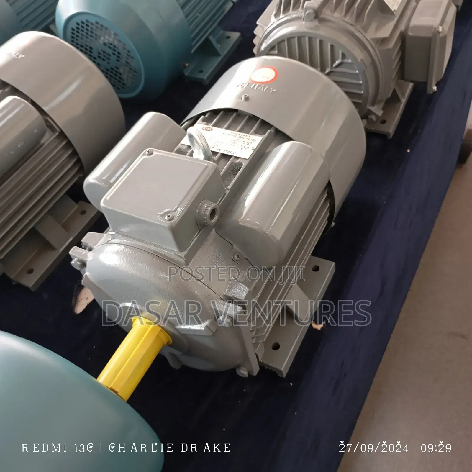 7.5 Hp Motor , Single Phase, High Speed