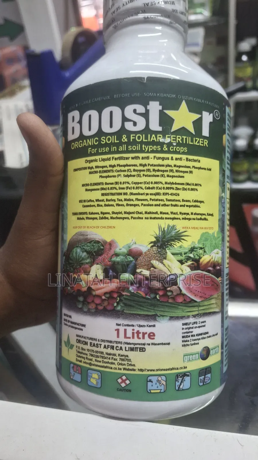 Booster Foliar Fertiliser 1litre