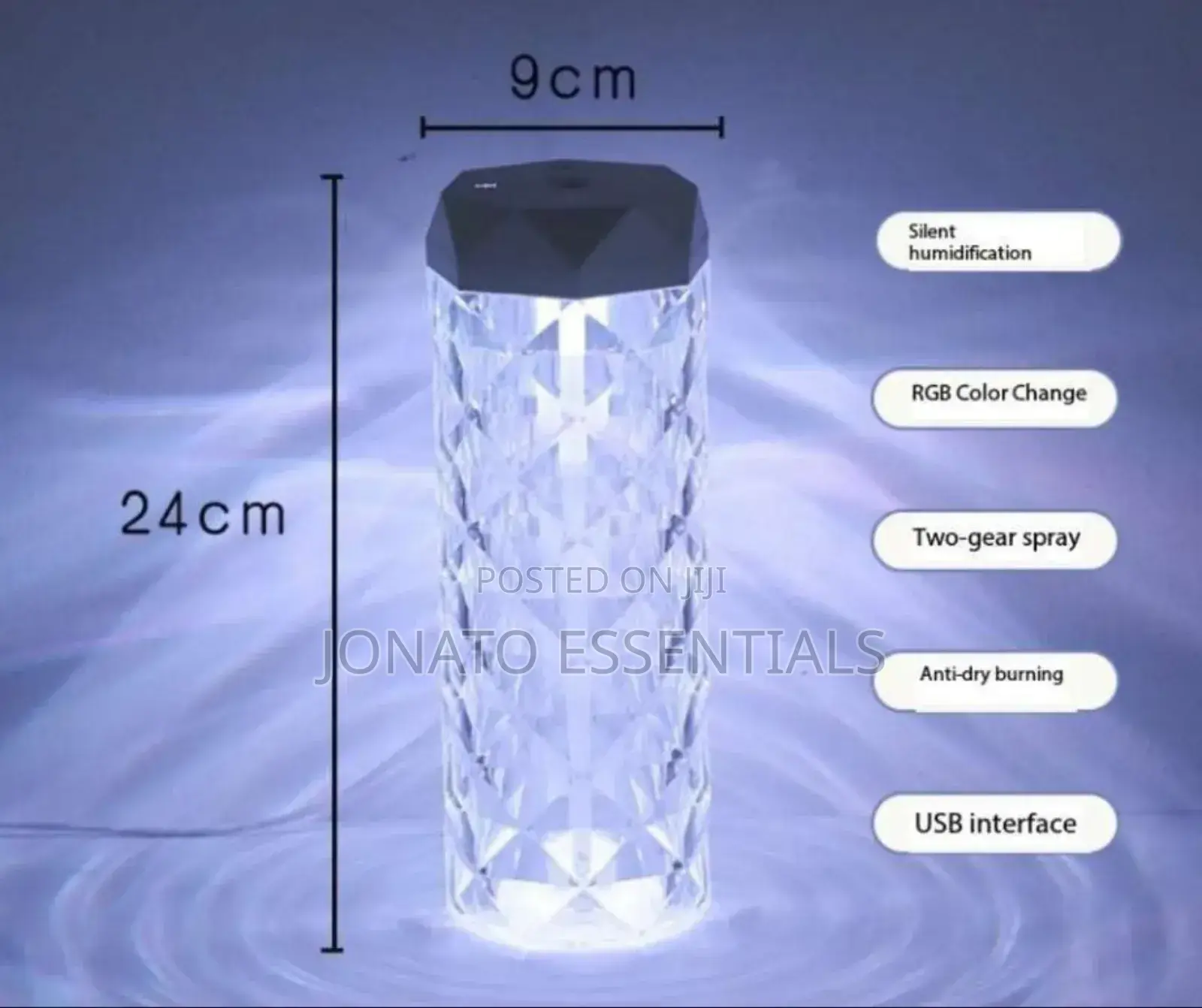 1000ml Crystal Lamp Humidifier