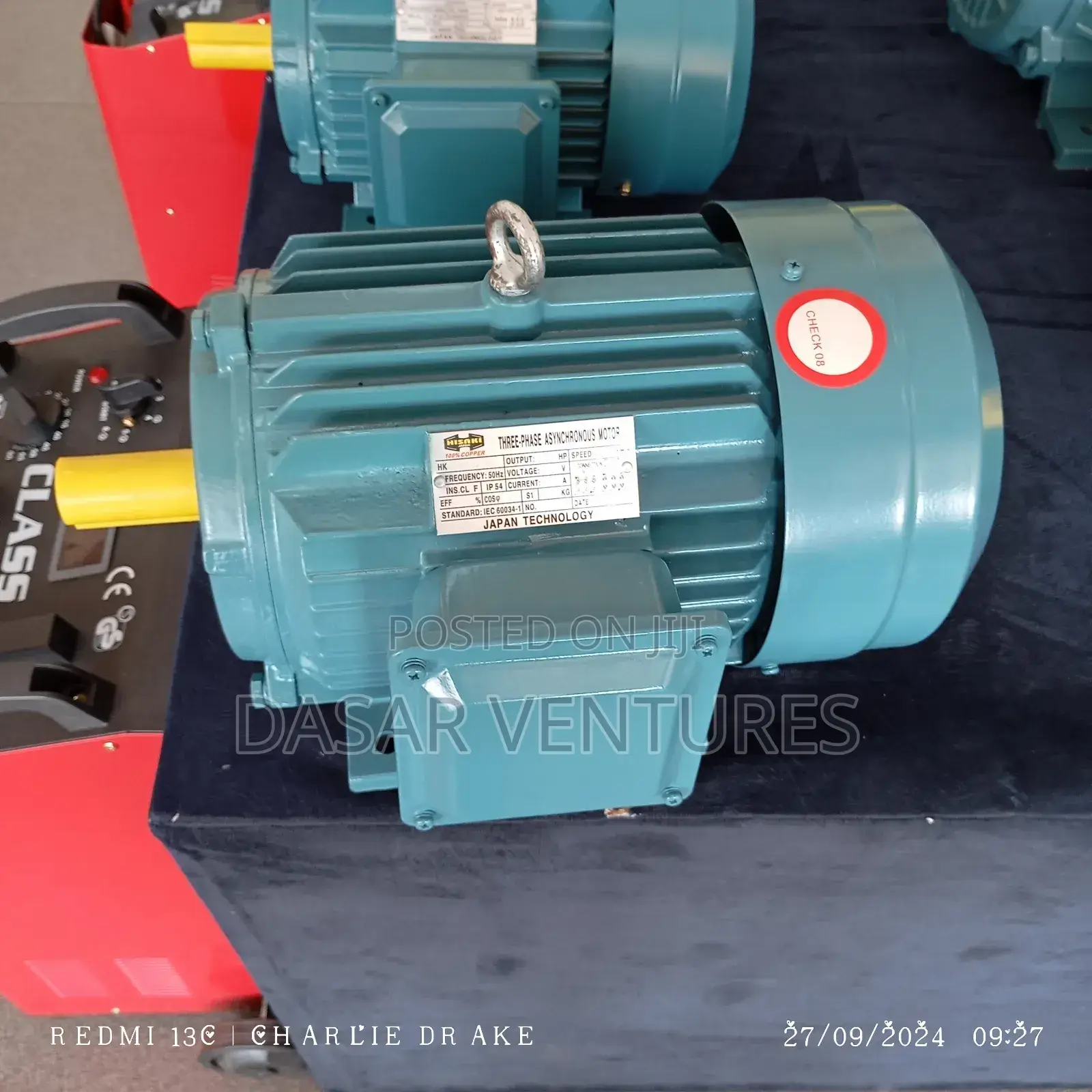 5.5hp Motor Three Phase High Speed Hisaki Japan