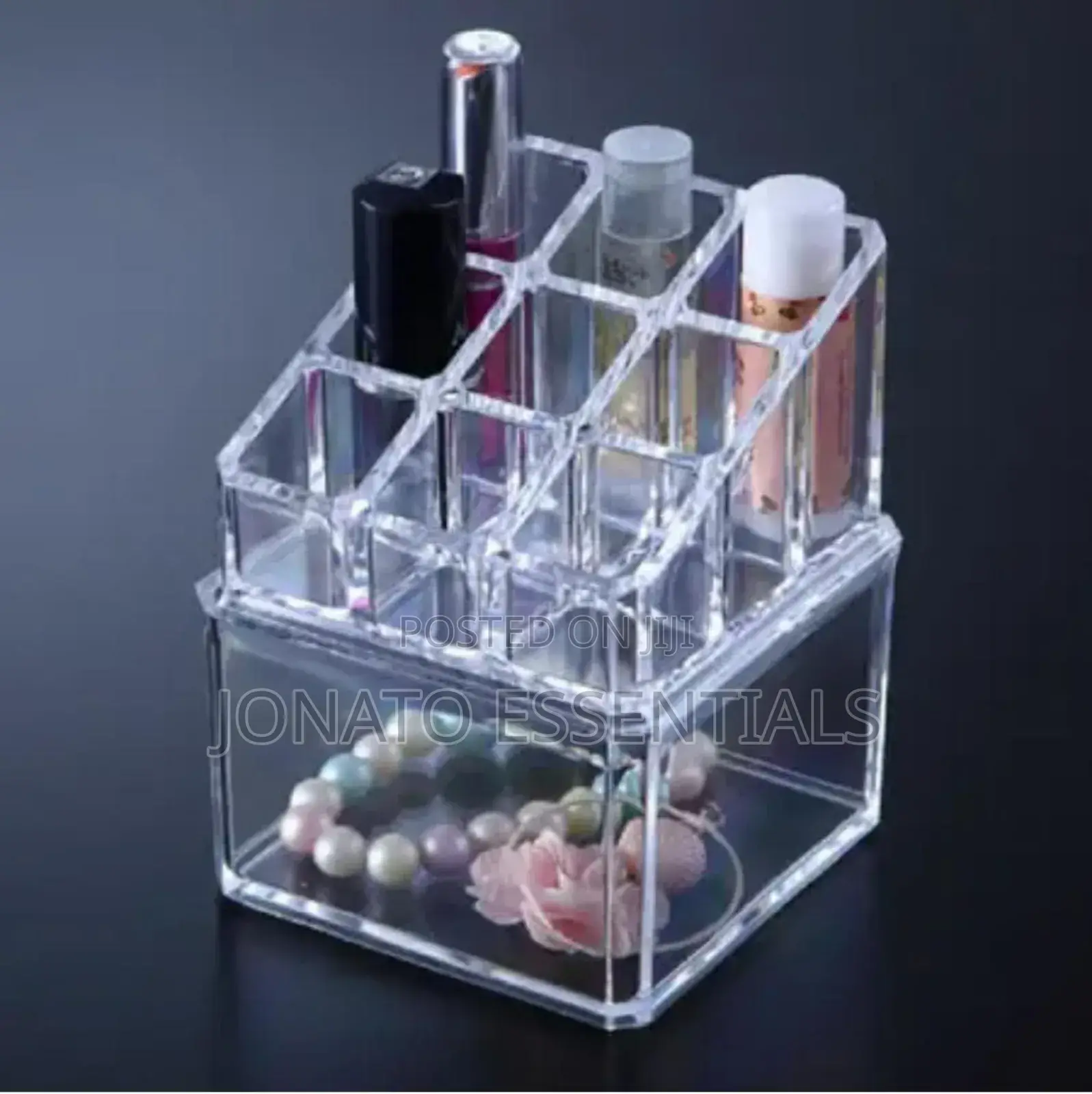 9 Grid 2 Layer Acrylic Cosmetics Organizer