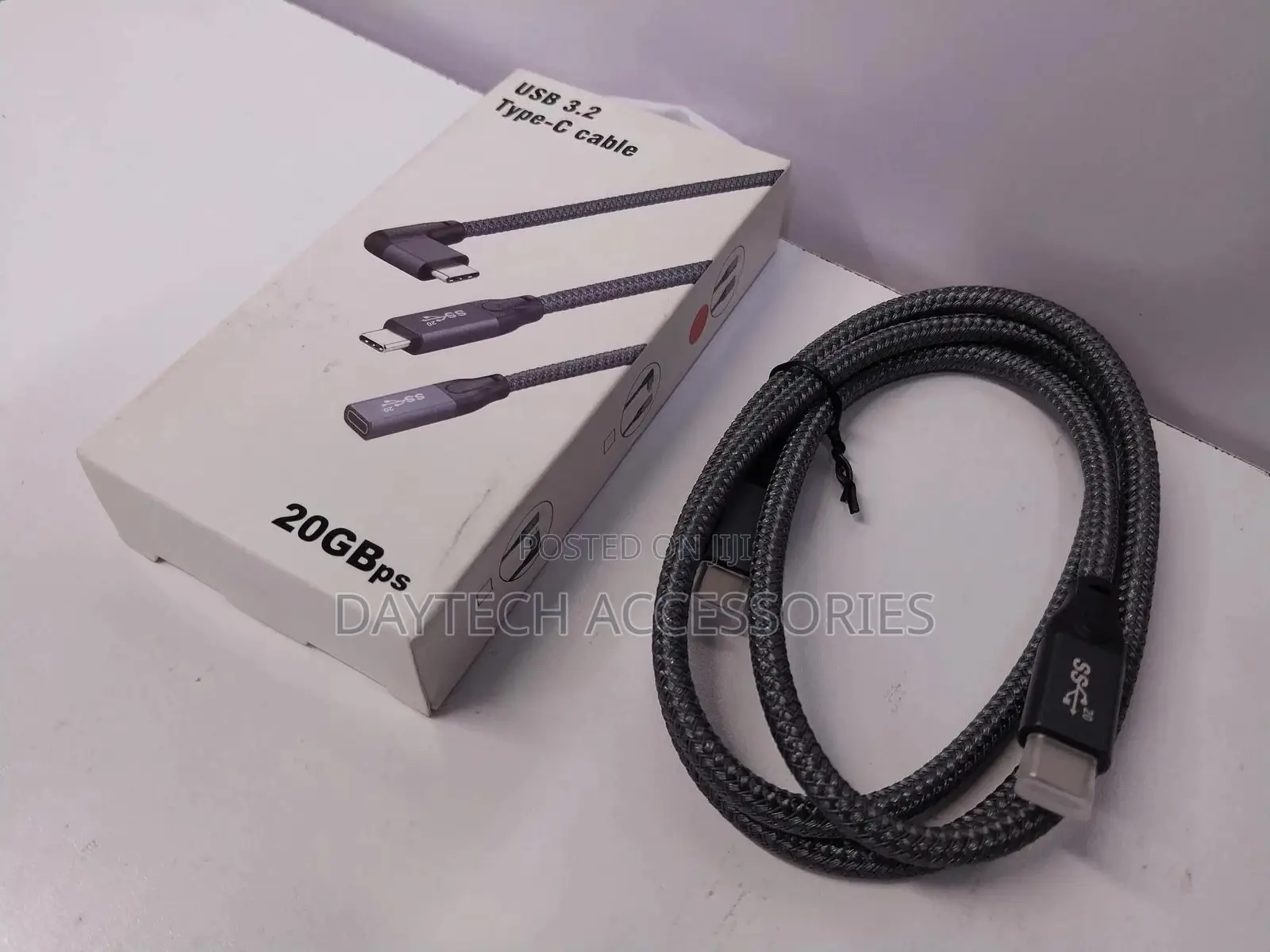 Usb 3.2 Data Cable Type-C to Type-C Pd100w 20gbps