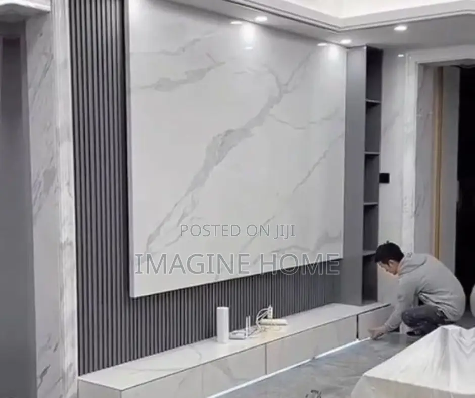 Light Grey Nice Fluted Wall Panels