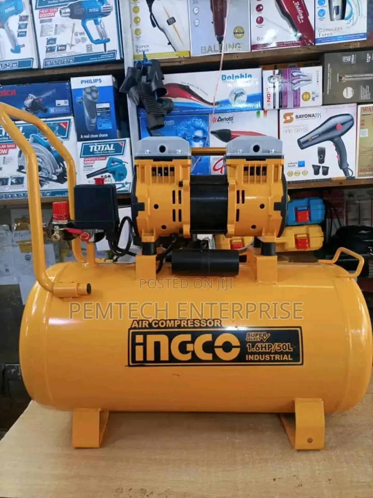 Industrial 50L Ingco Air Compressor
