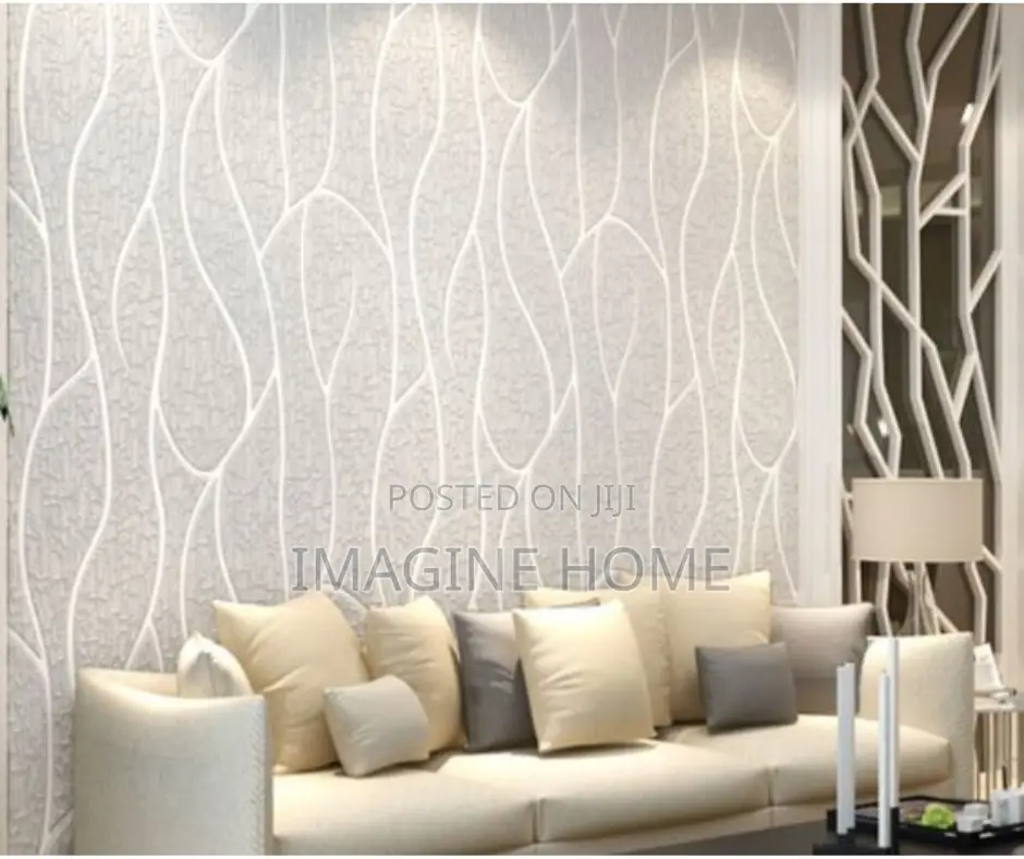 3D White Wall Paper