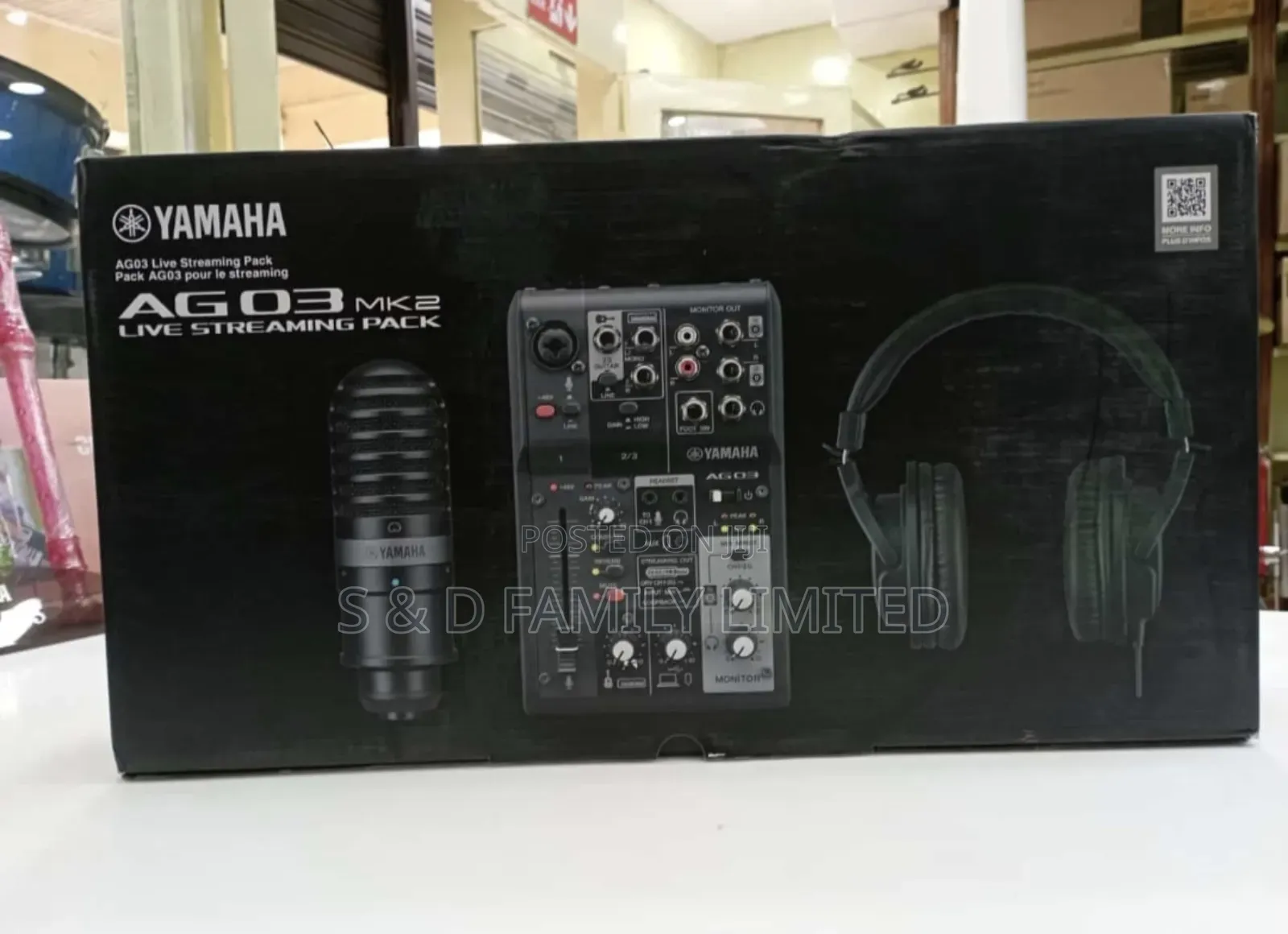 Yamaha AG03 MK2 Live Streaming Pack