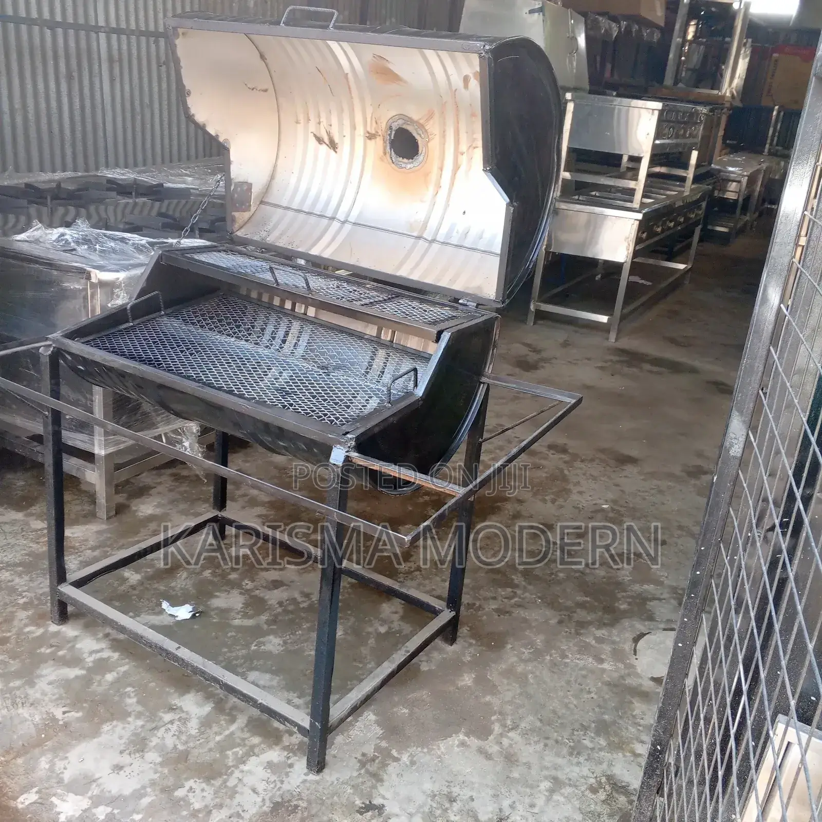 Tough Mild Steel Charcoal Grill