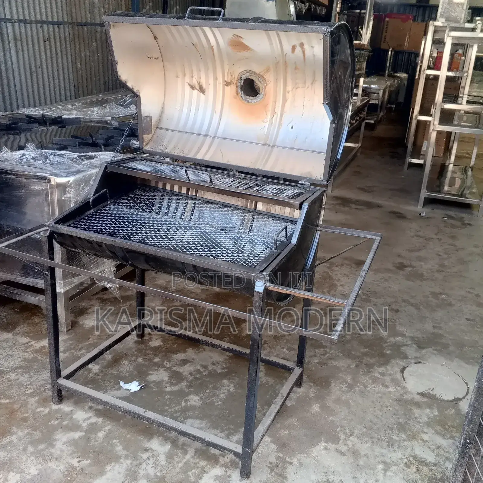 Tough Mild Steel Charcoal Grill