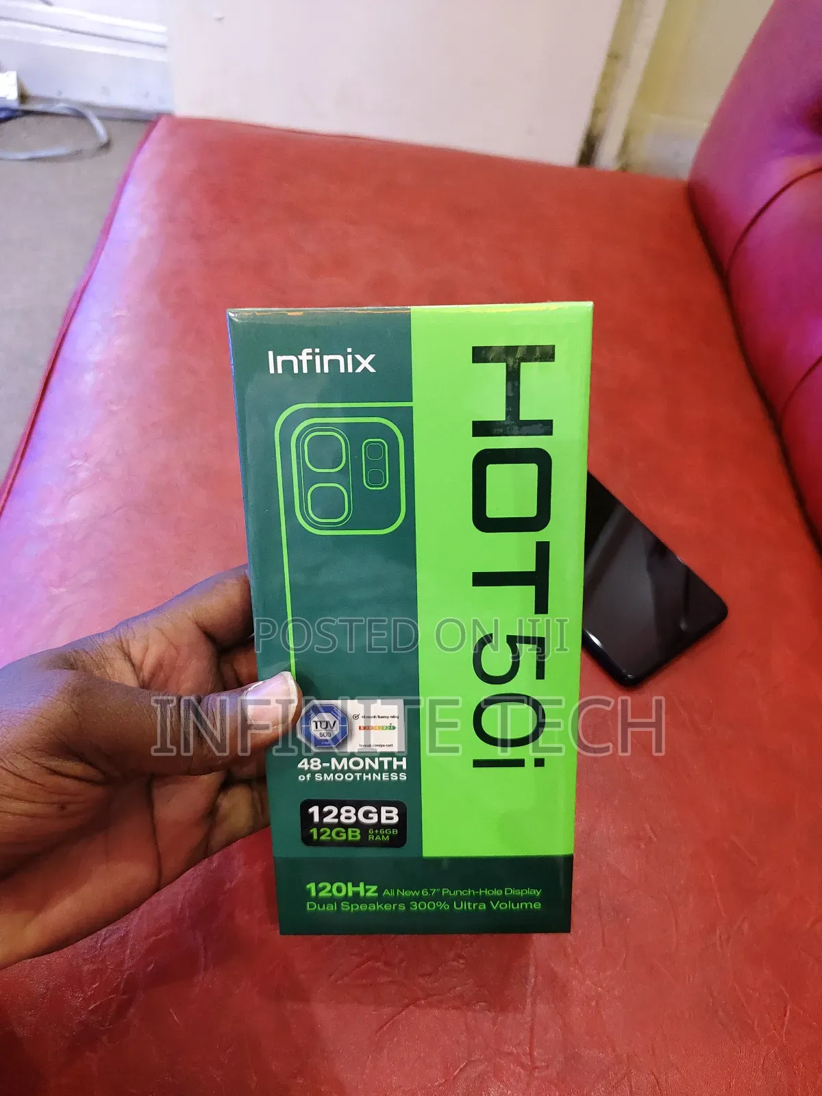 New Infinix Hot 50i 128 GB Black