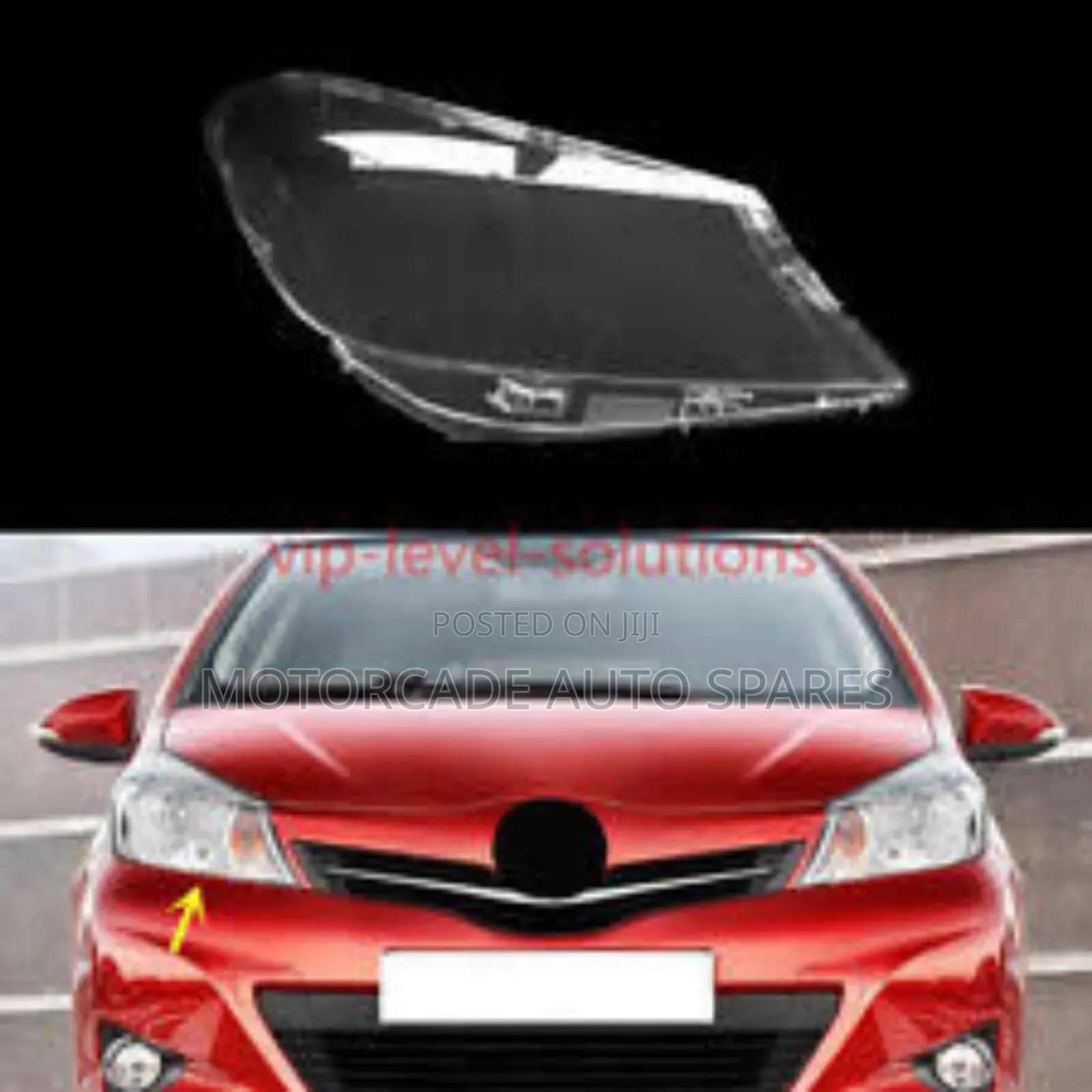 Toyota Vitz 2012/2013 Headlight Lens