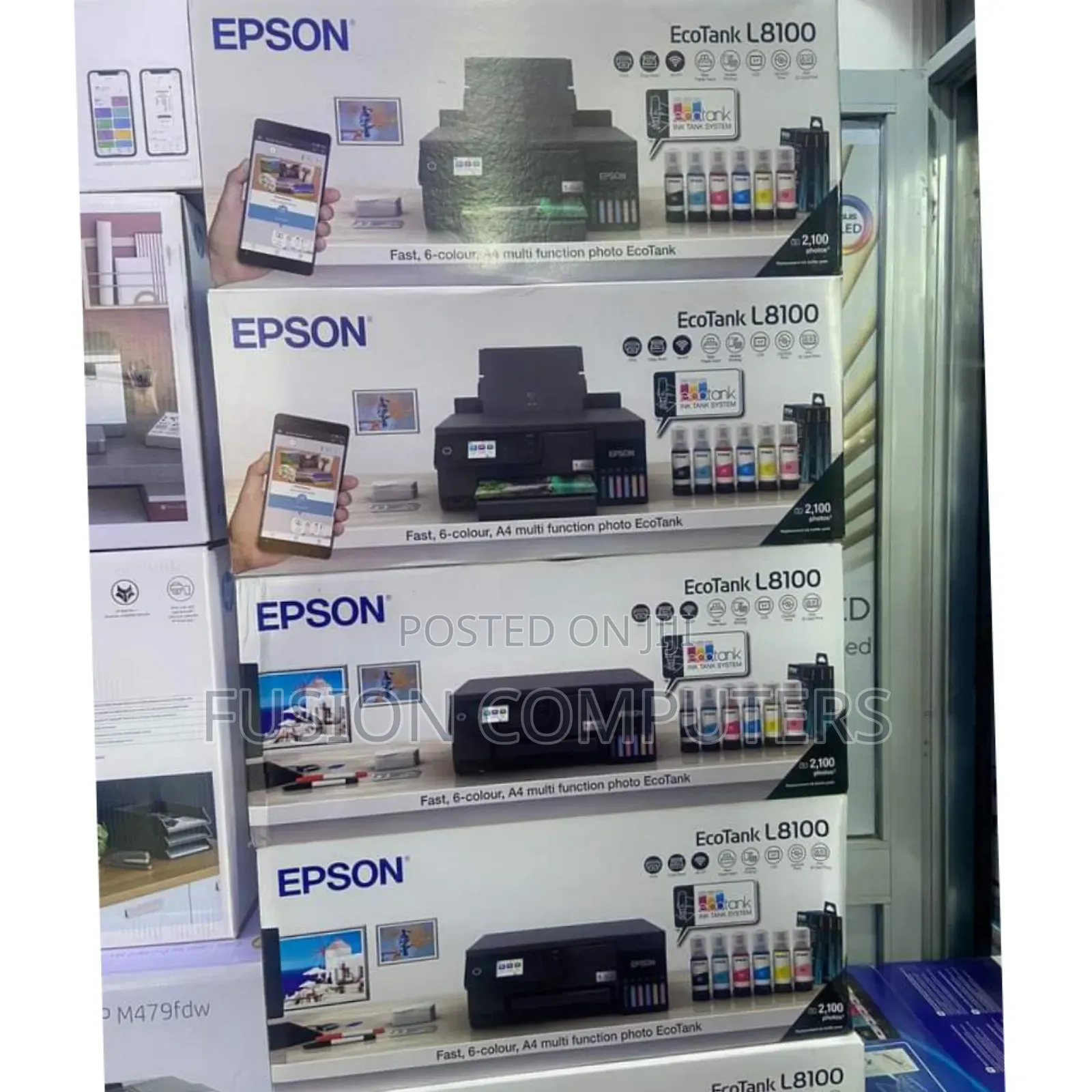 Epson Ecotank L8100 A4 Inktank Photo Printer
