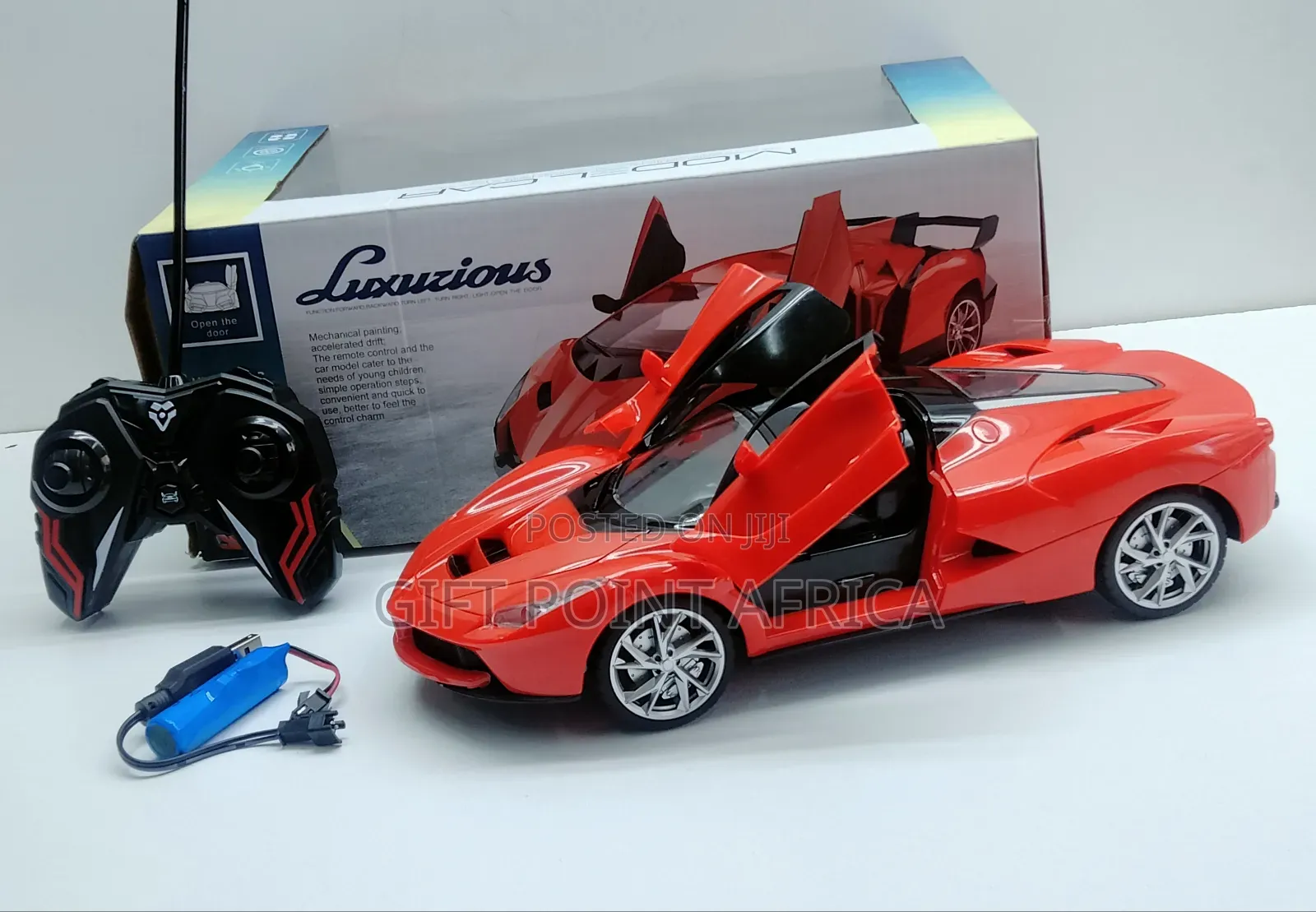 Red Lamborghini Rechargeable Toy Car