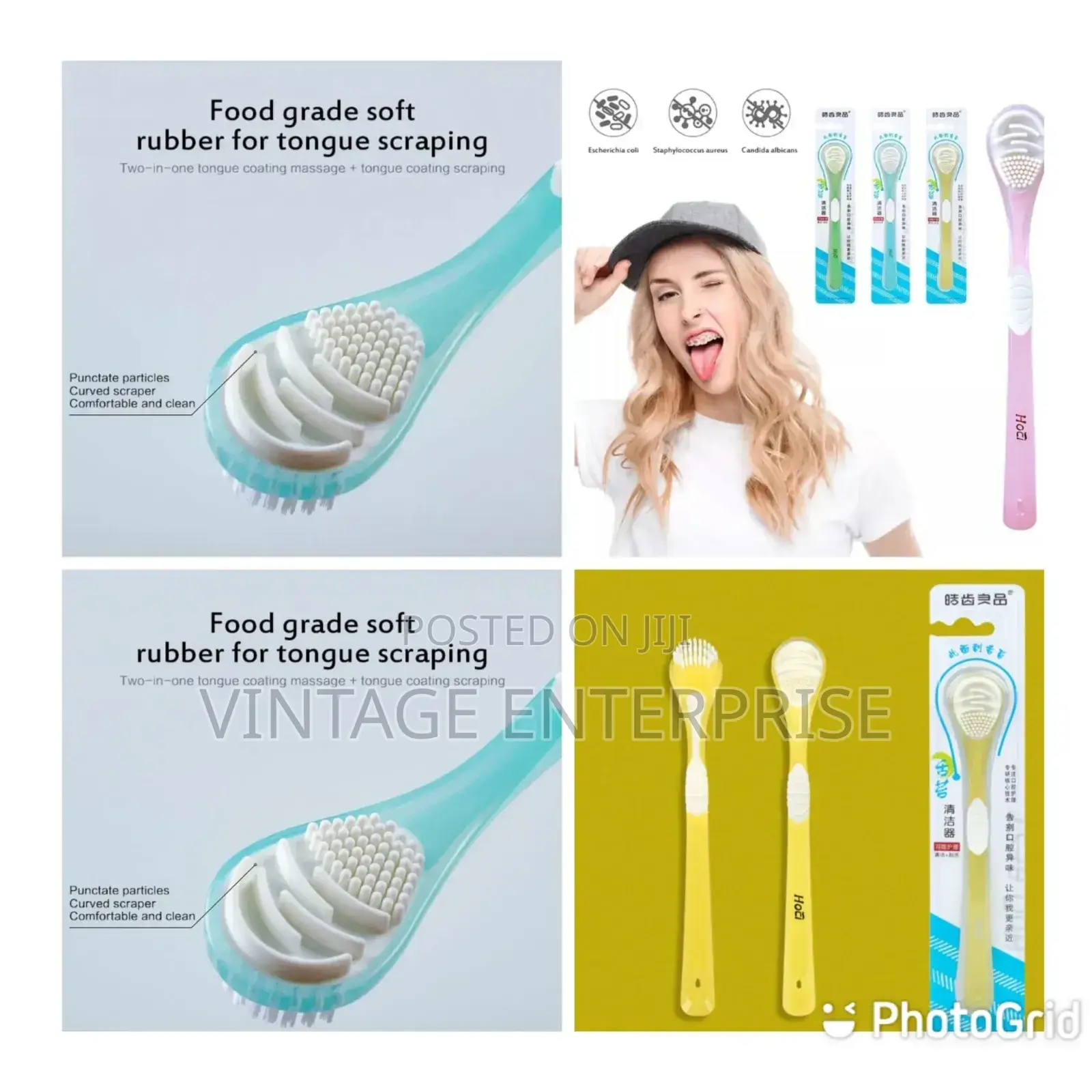 Tongue Cleaner, Double Sided Tongue Cleaner