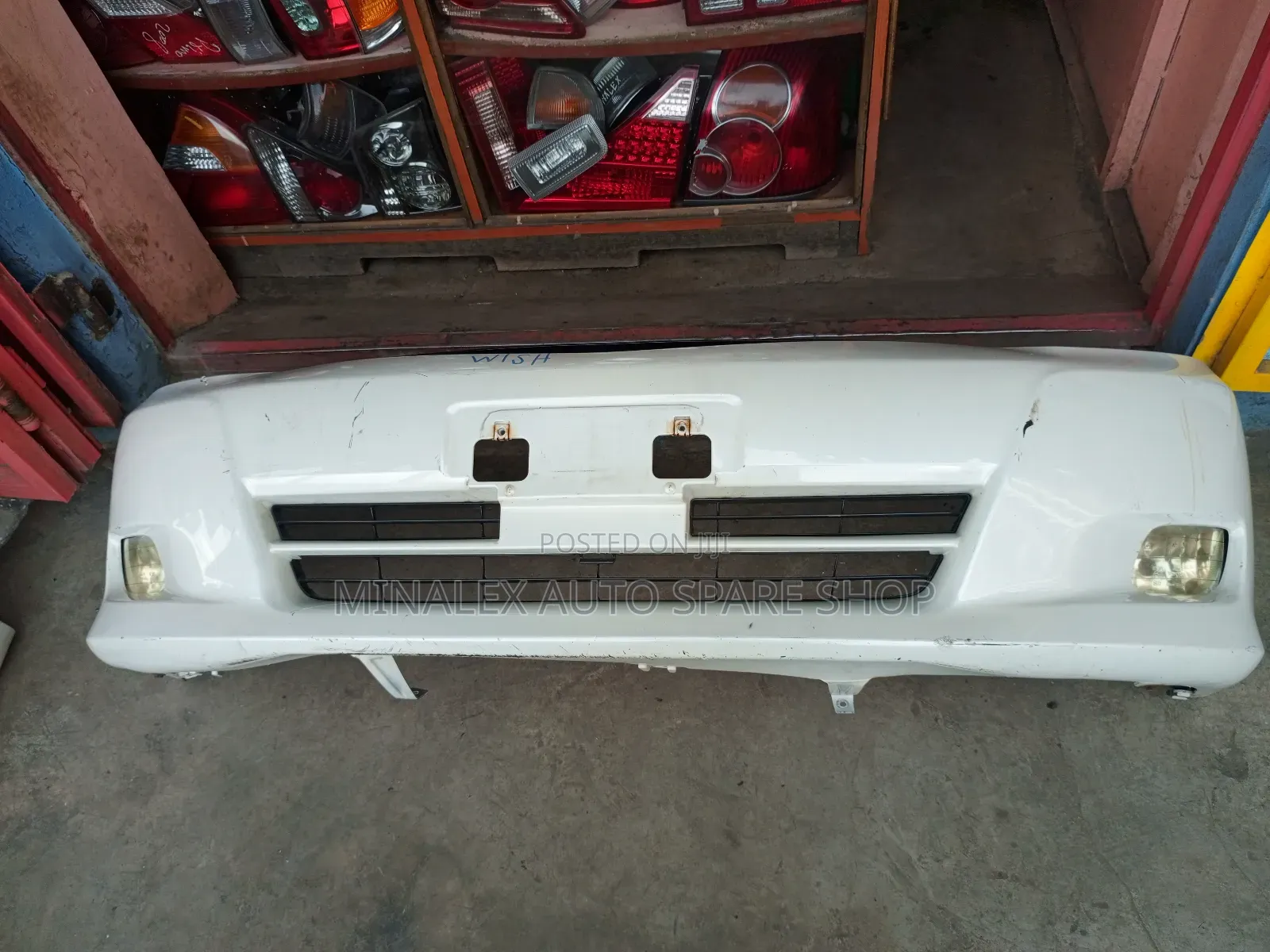 Toyota Wish 2005 Model White Complete Ex-japan Bumper