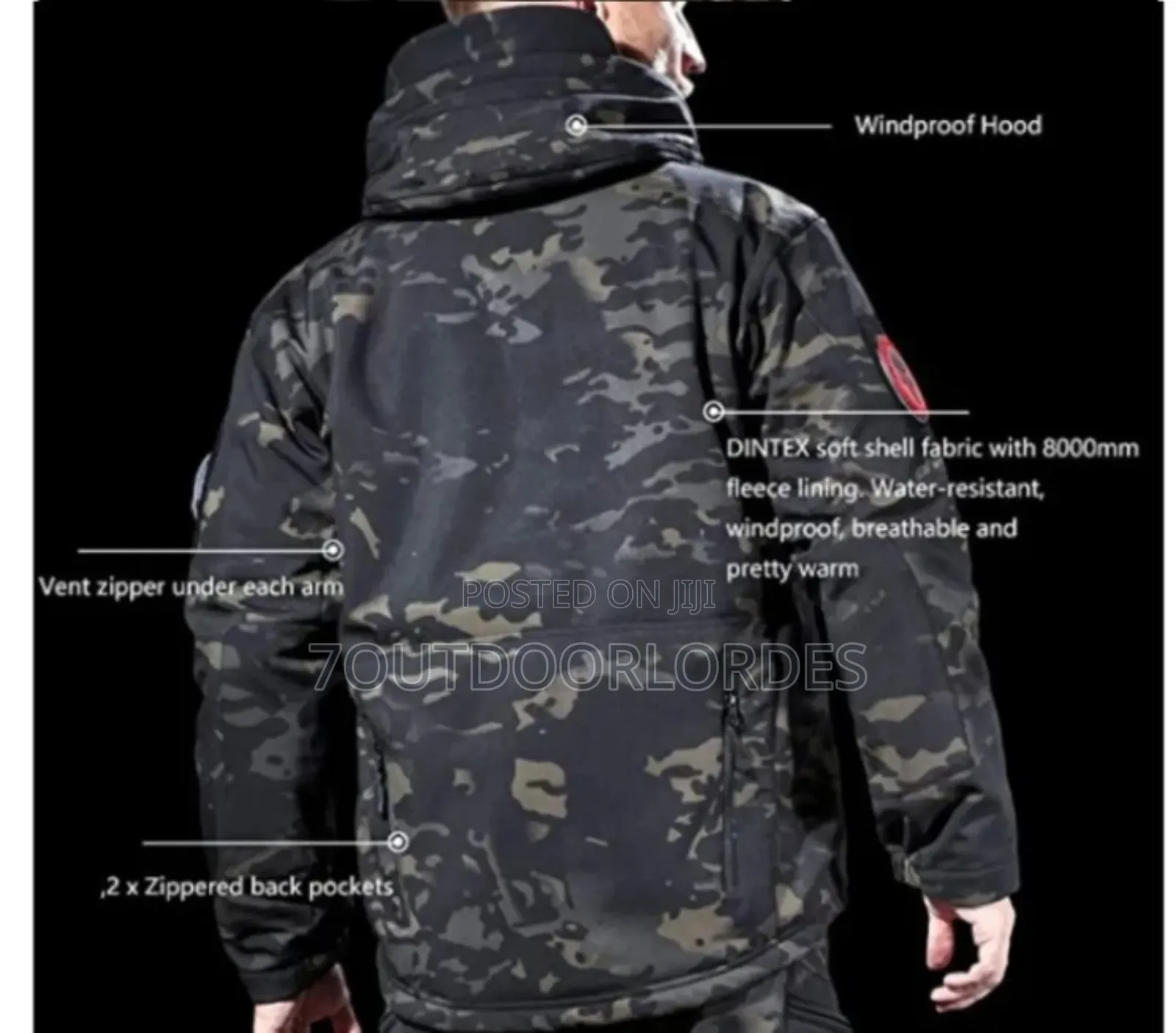 Black Cp Softshell Jackets