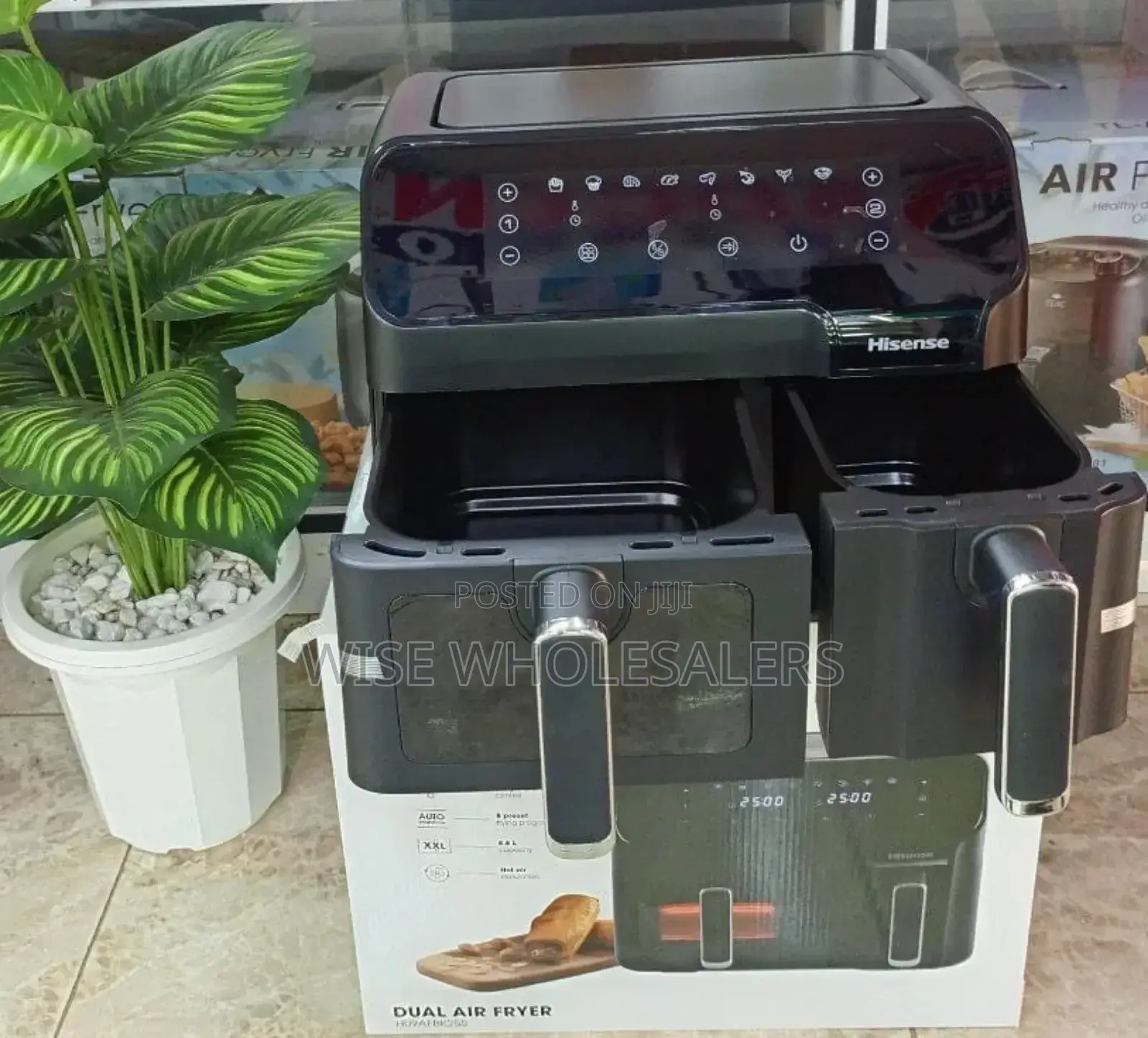 Hisense H09afbk2s5 8.6l Dual Airfryer