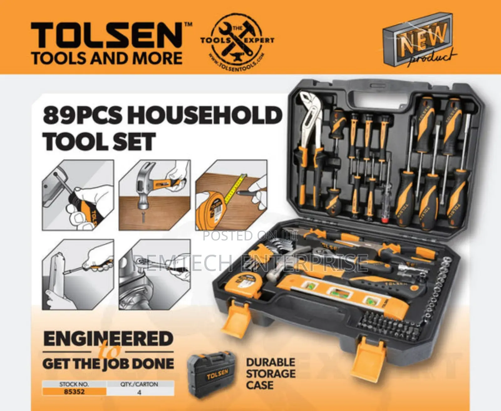 89pcs Household Tool Set 85352