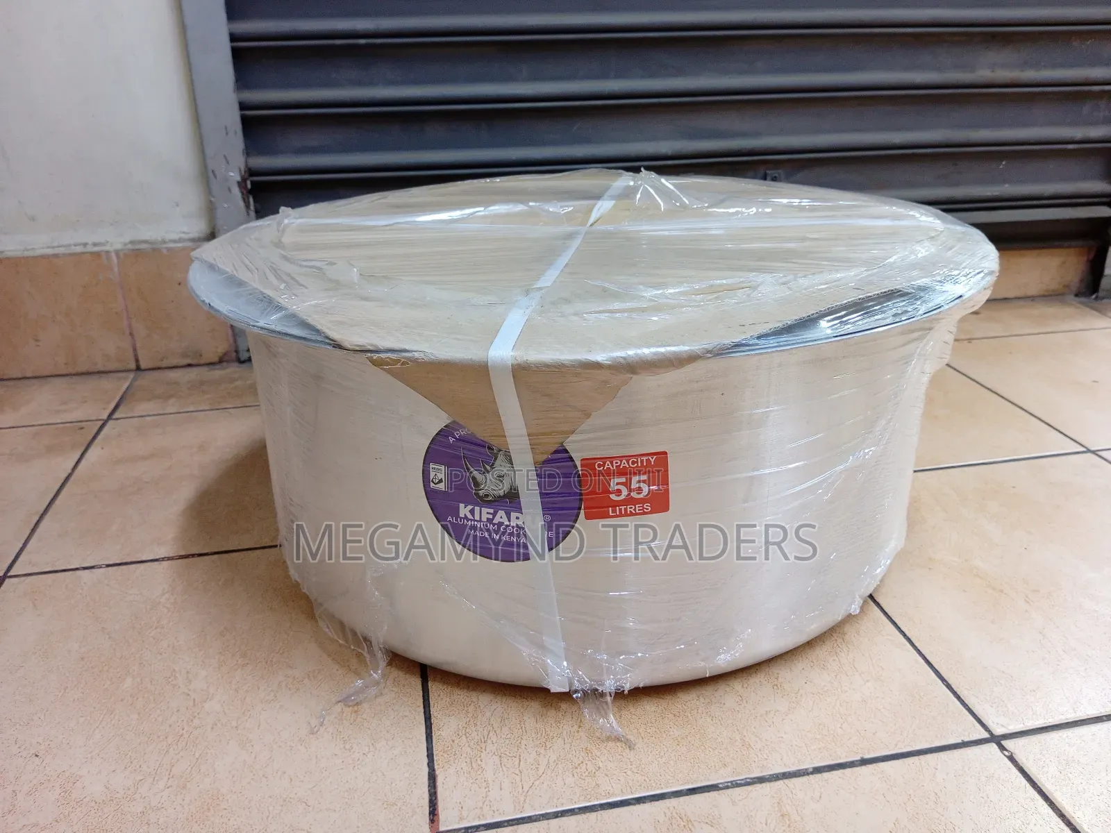 55L Aluminium Sufuria and Lid/Dowery Gift/Cookware Pot