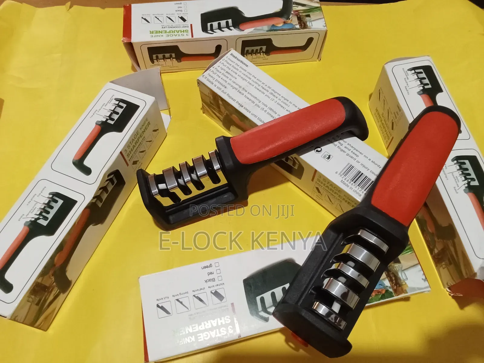 Quick Meat Knife Sharpener With 3 Slots