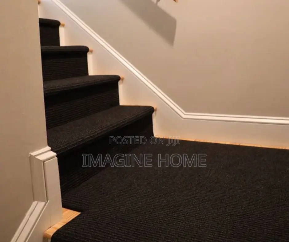 Wall to Wall Grey Stairs Carpet