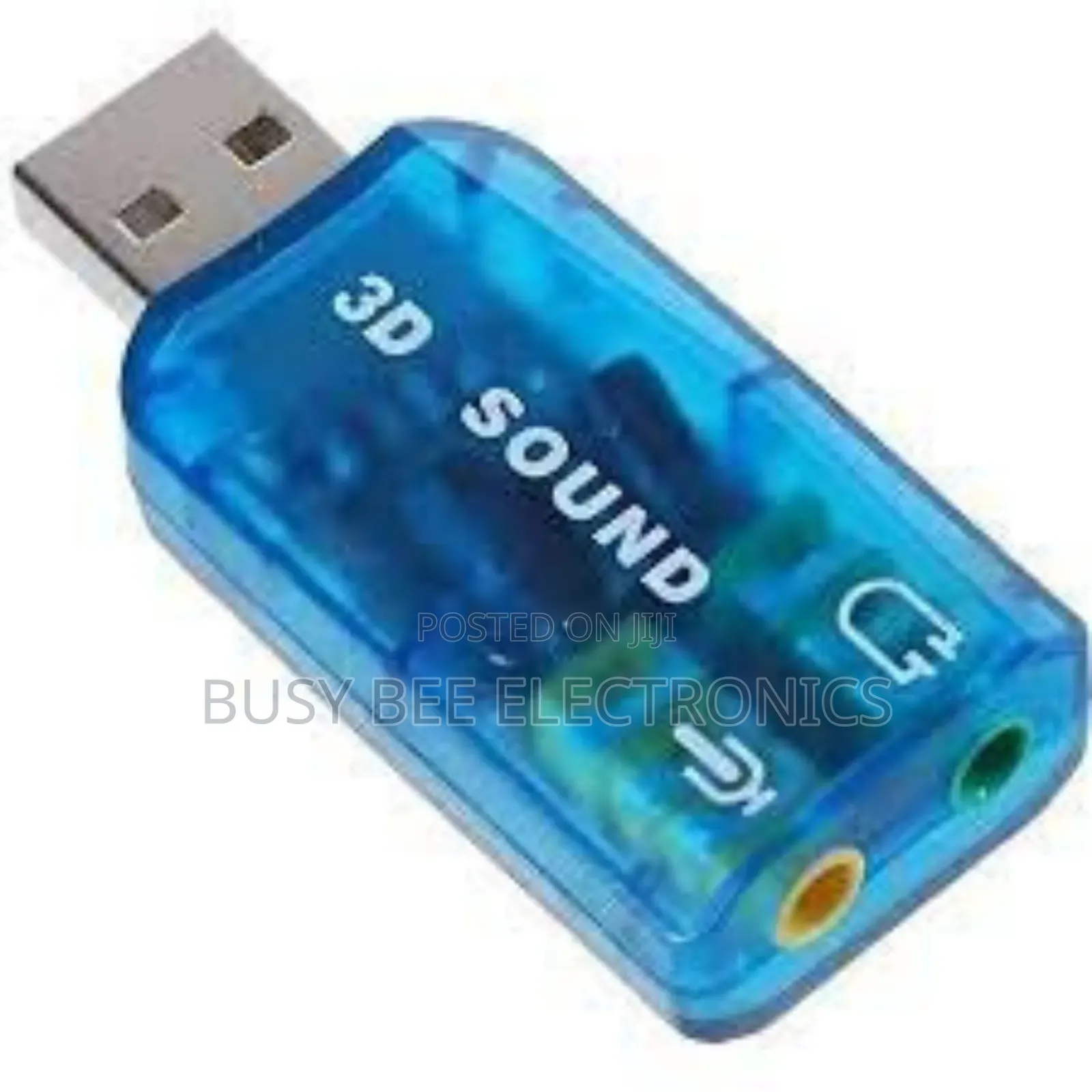Virtual 5.1 Stereo Mic Sound Card (Black)