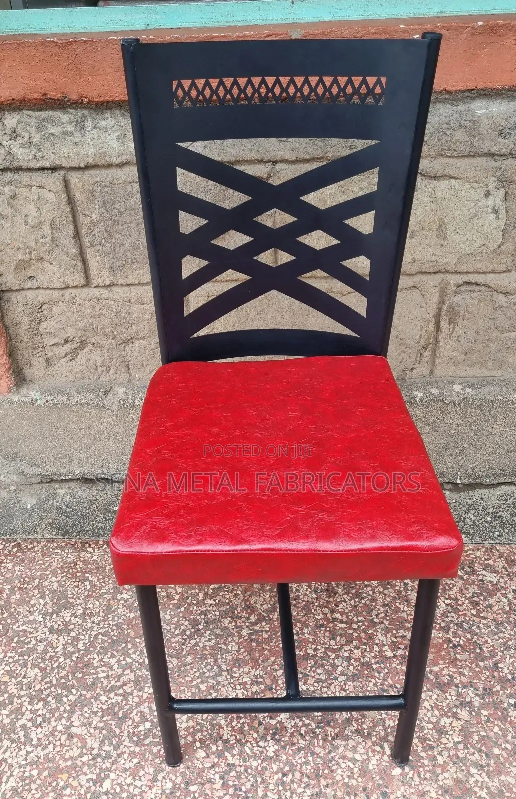 Restaurant Chairs With Sleek Powder-Coating Finish.