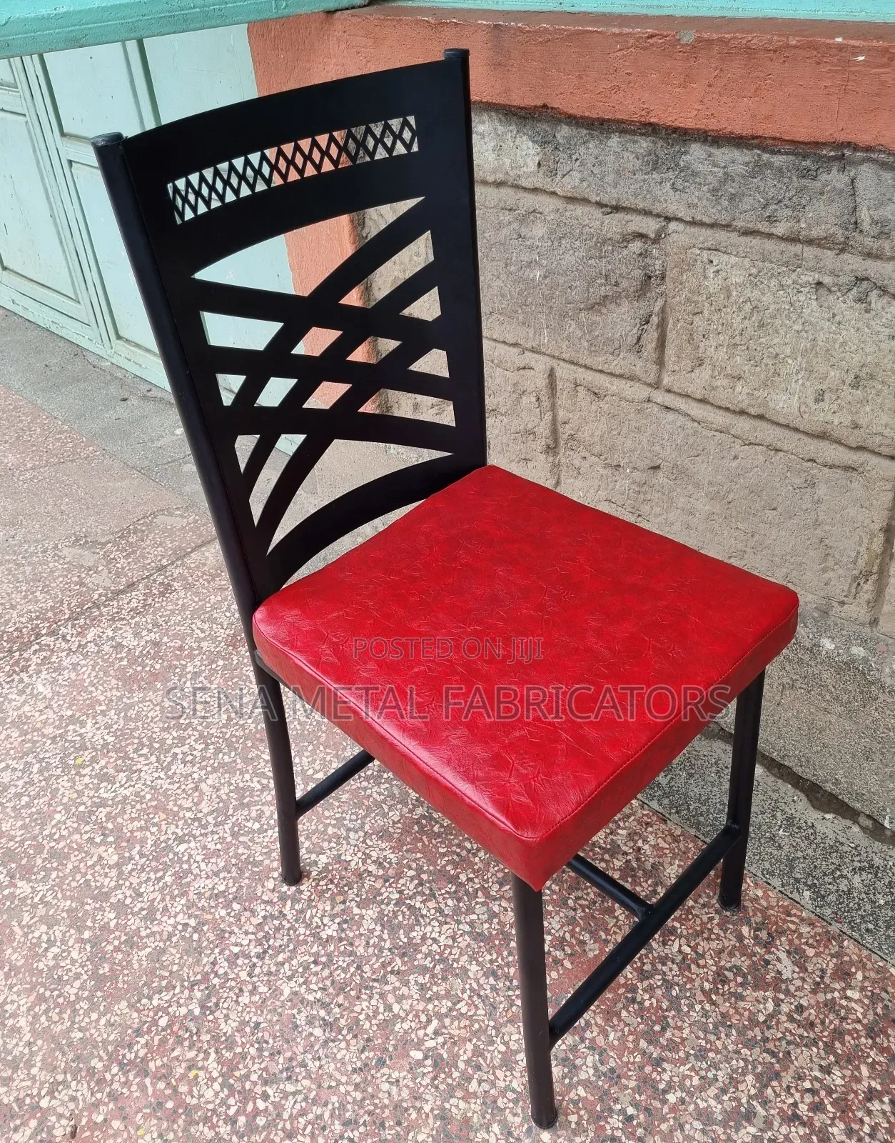 Restaurant Chairs With Sleek Powder-Coating Finish.
