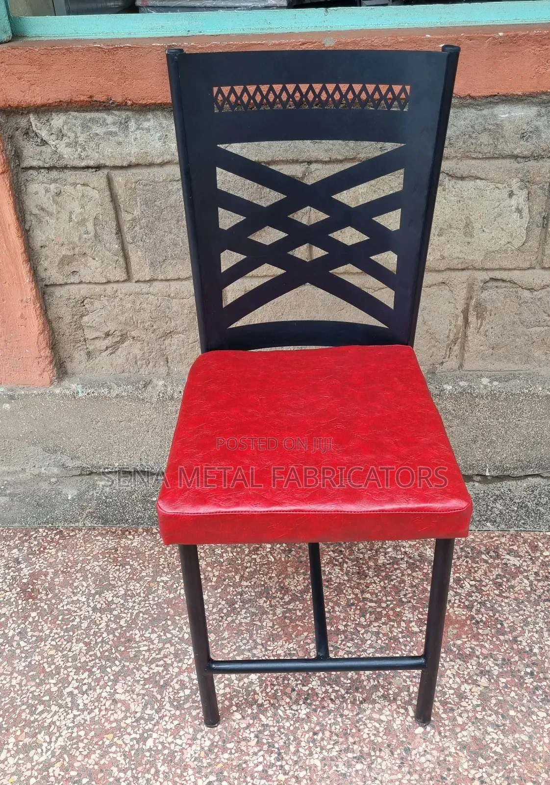 Restaurant Chairs With Sleek Powder-Coating Finish.