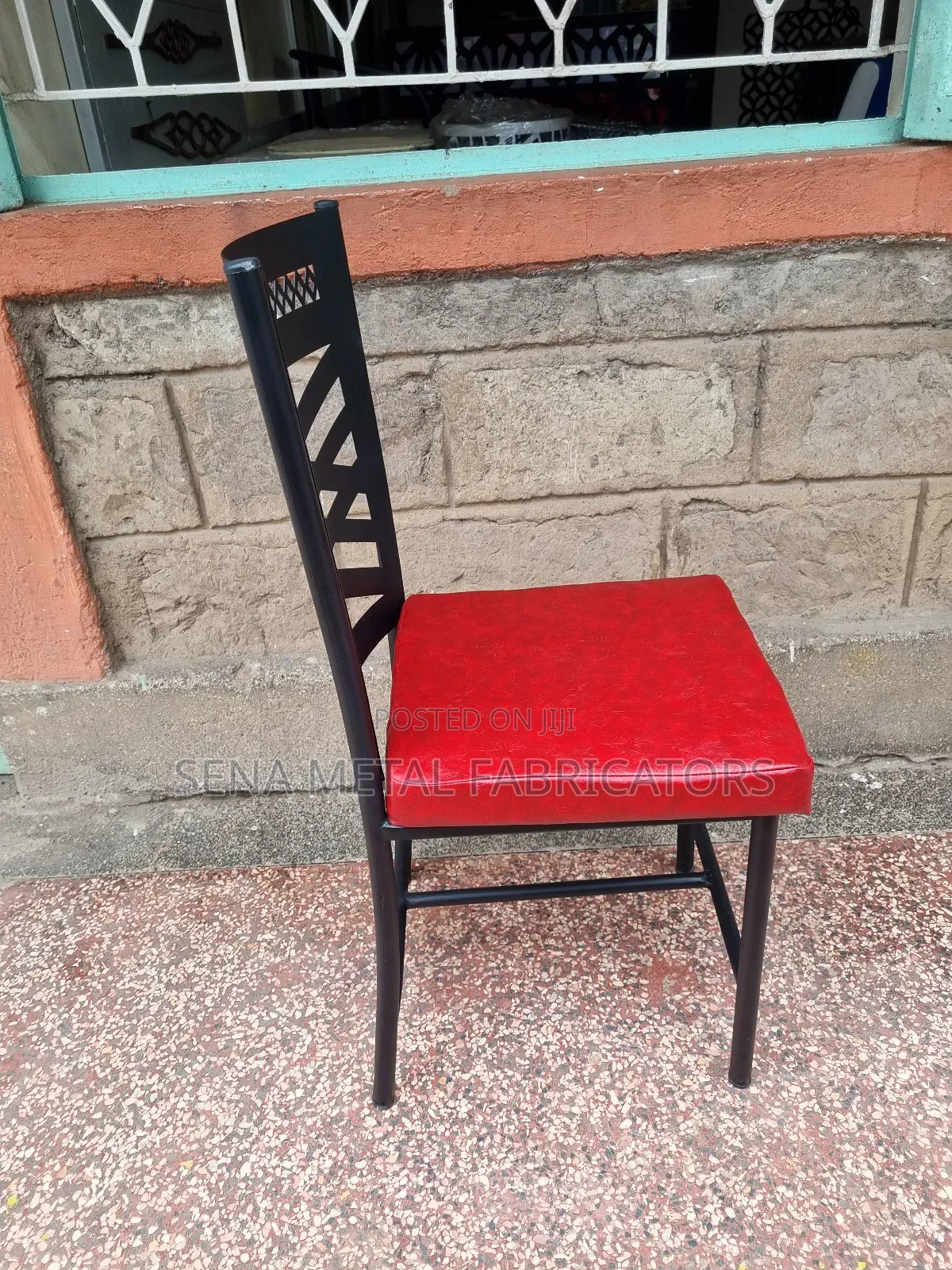 Restaurant Chairs With Sleek Powder-Coating Finish.