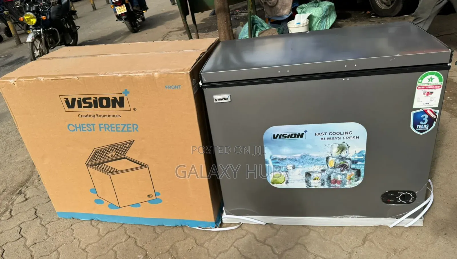 Vision Chest Freezer 200l Model-Vpcf200f