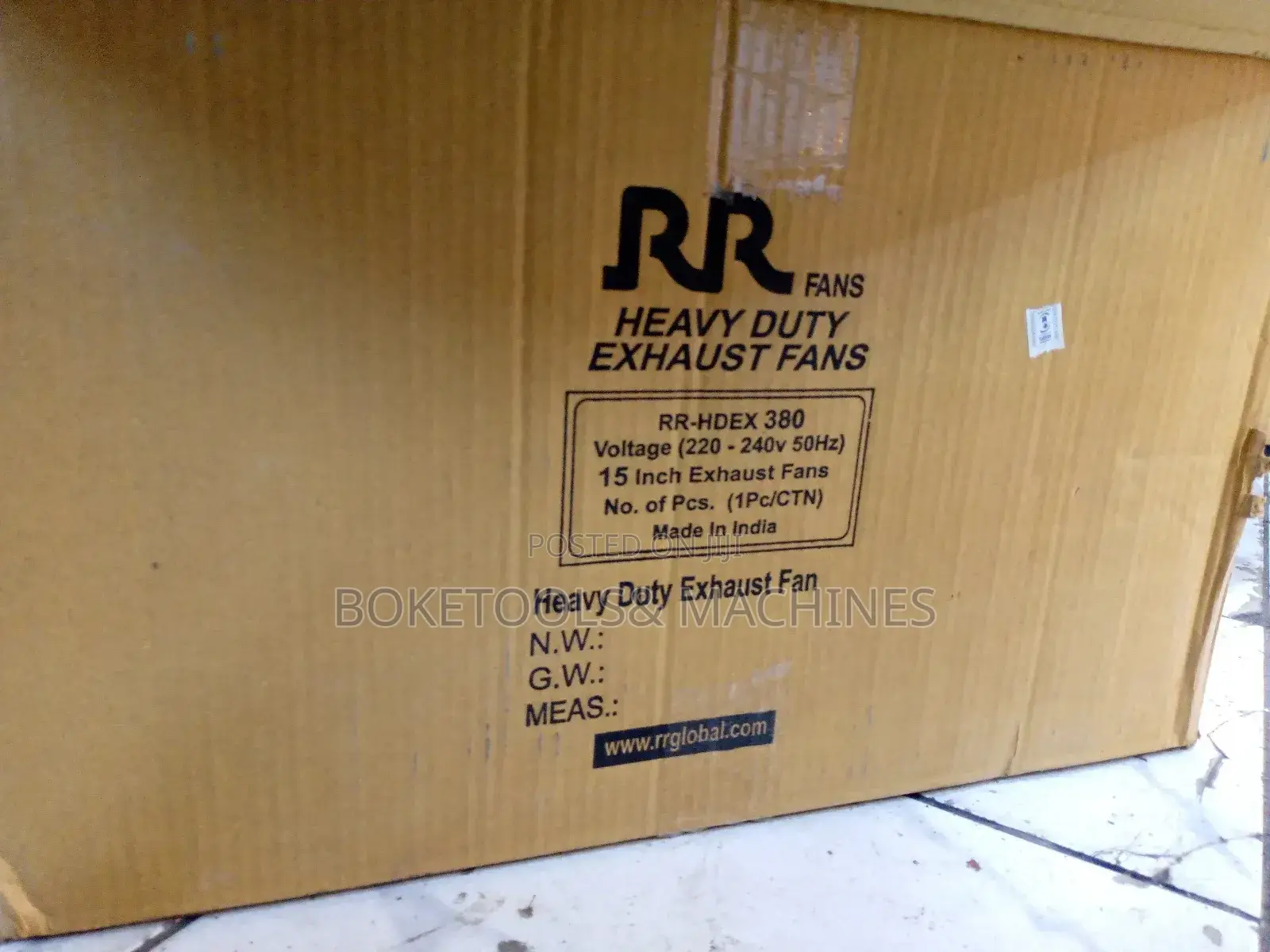 RR Fans 15" Metal Exhaust Fan