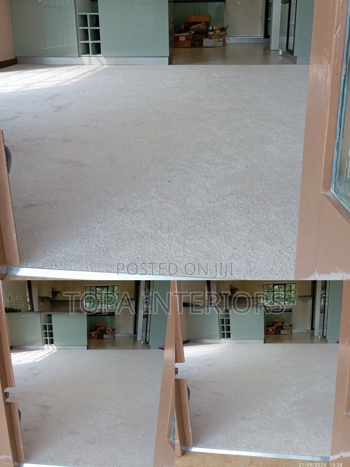 Cream White Home Decor Wall to Wall Covering Floor Carpets