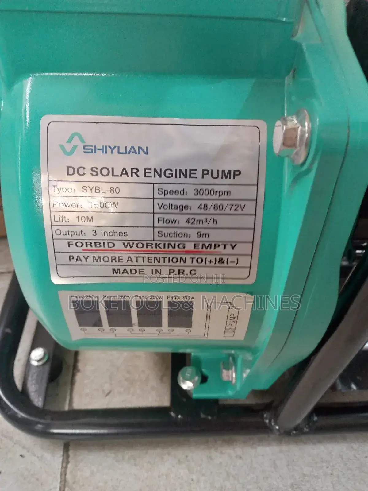 3" Brushless Solar Surface Water Pump