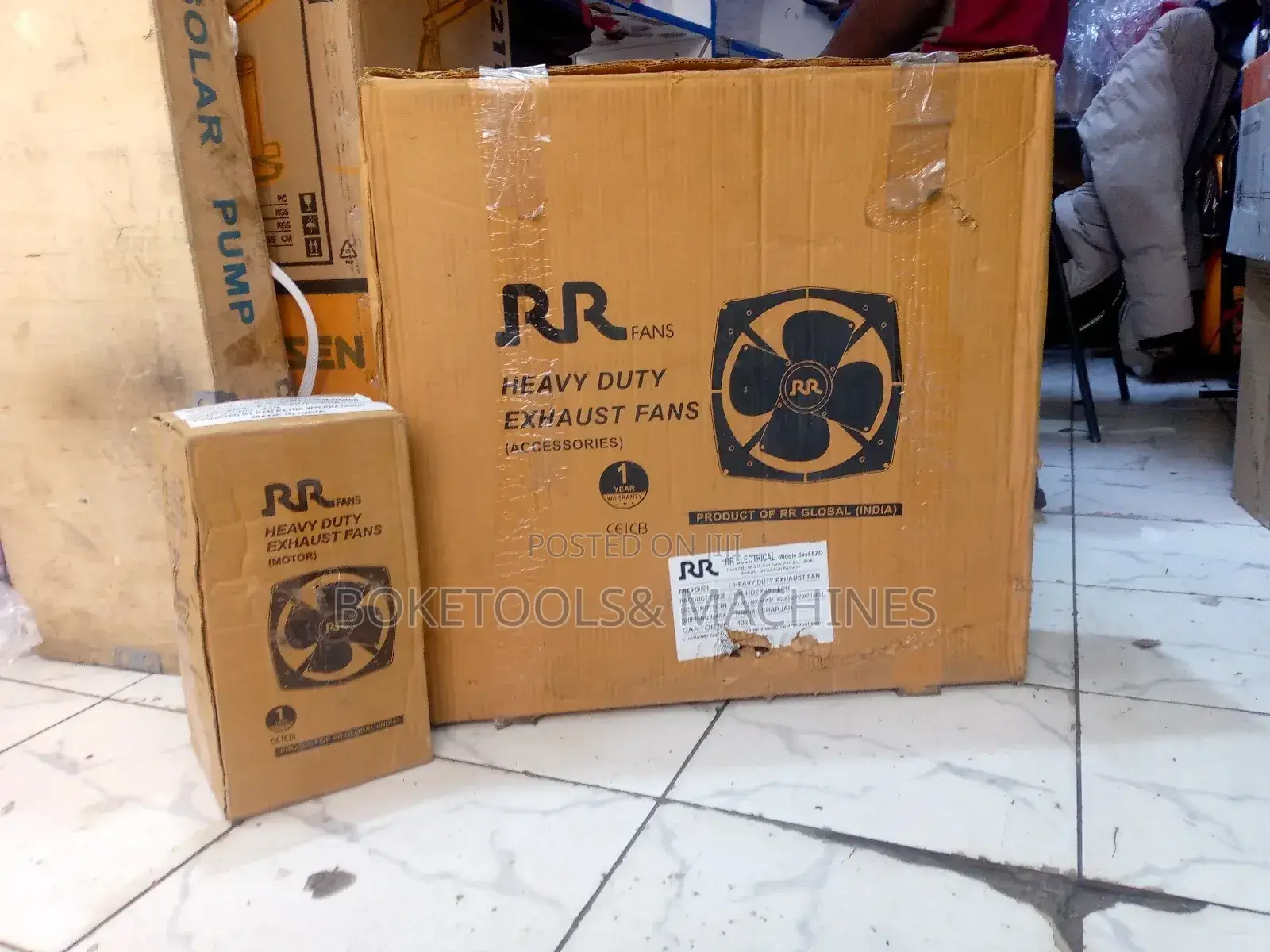 Rr India Metallic Exhaust Fans Very Heavy Duty 18"