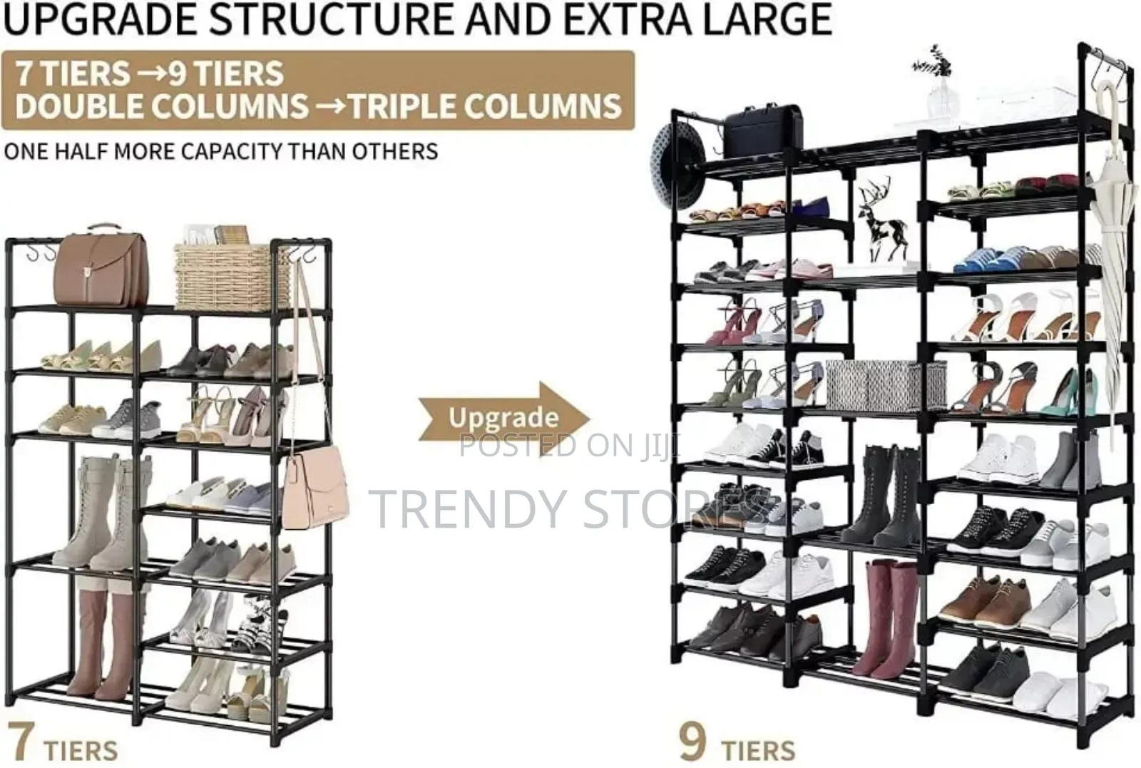 Expandable Multifunctional Shoe Rack