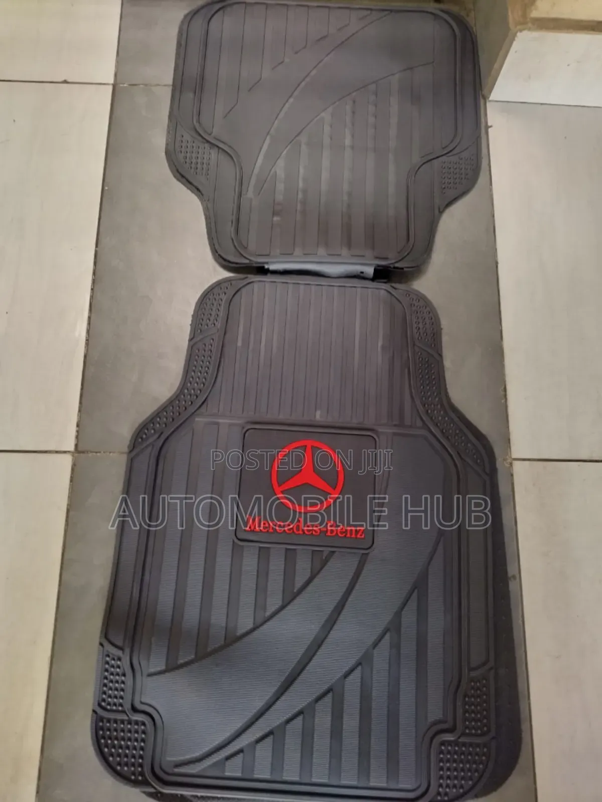 Antislip Mercedes Benz Floor Mats Black 5pcs