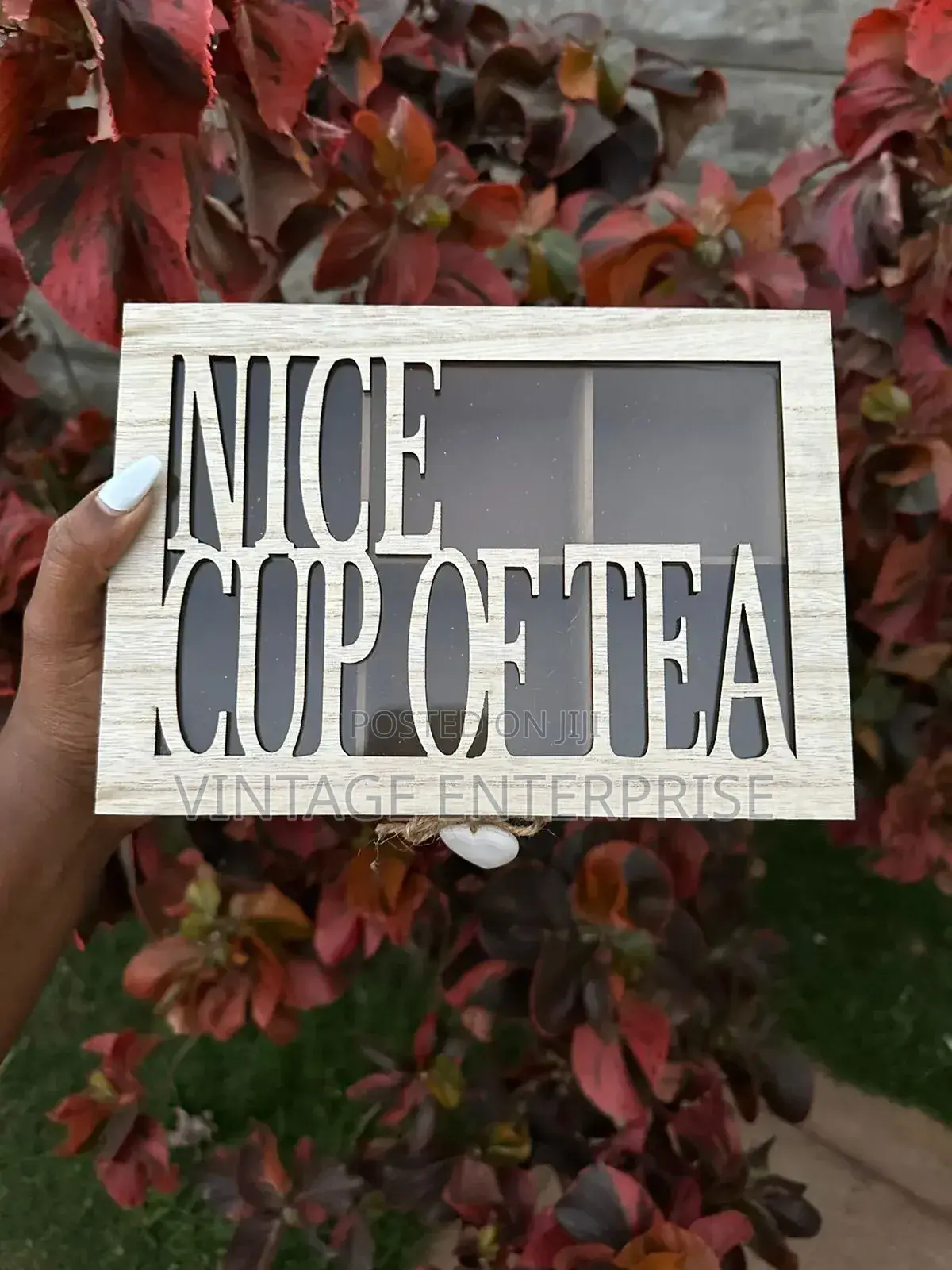Wooden Tea Bag Holder