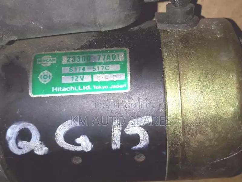Nissan QG15 Starter Motor for Wingroad, AD, FB15, FB14.