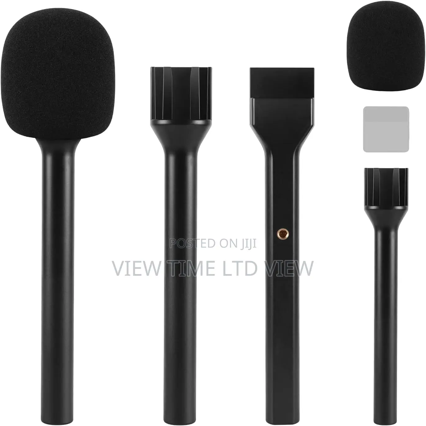 Microphone Handheld Holder Mic Adaptor Interview With Foam