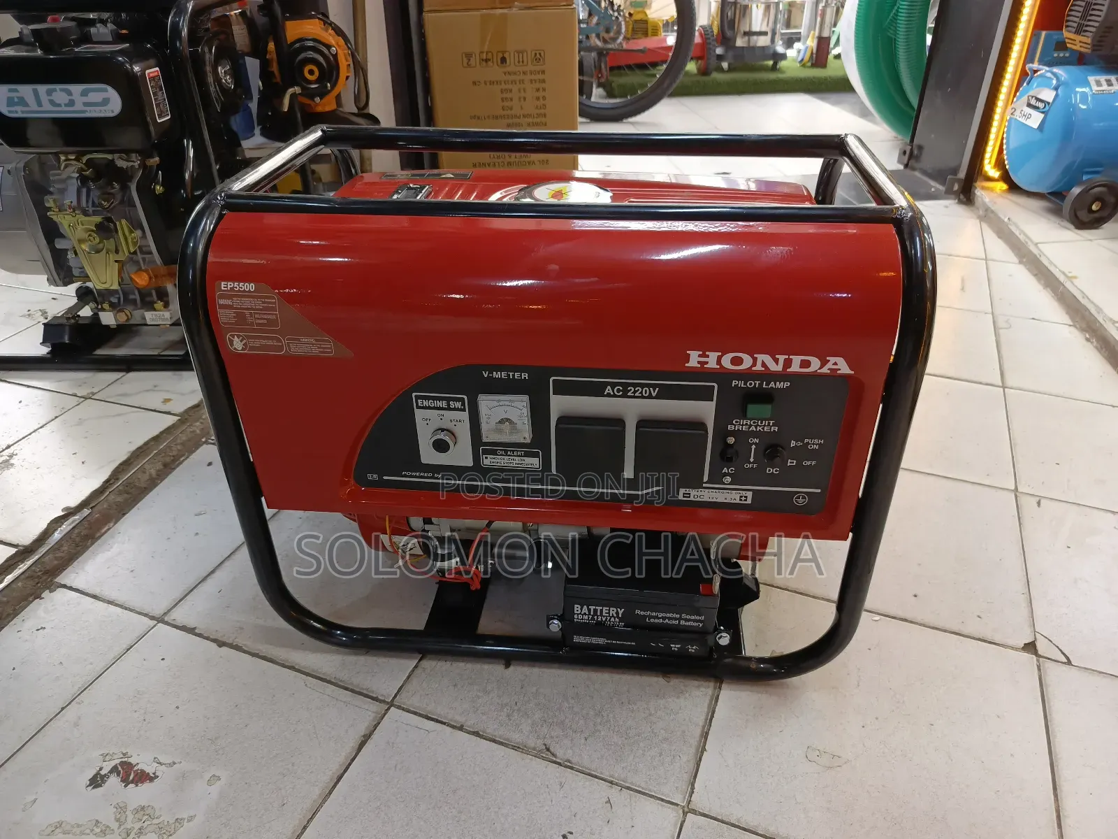 5.5kw Keystart Honda Gasoline Generator Wth Free Service Kit