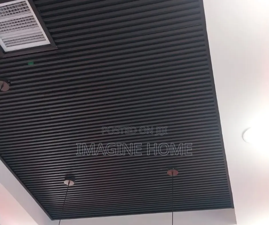 Fluted Wall Panels on Ceiling
