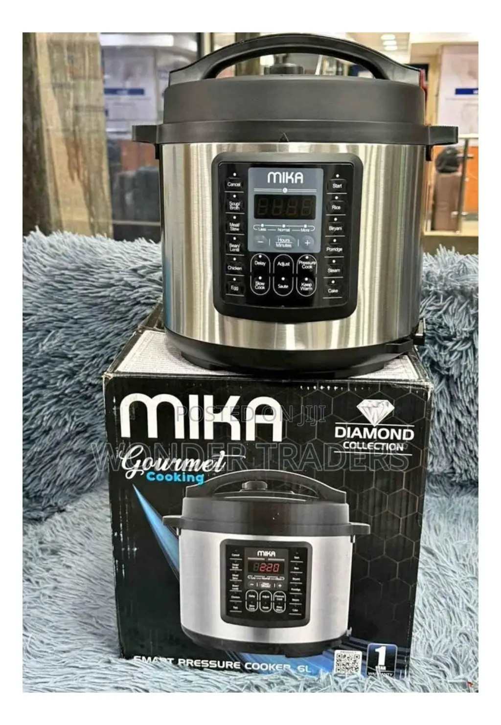 Electric Pressure Cooker, Pressure Cooker 6l Mika