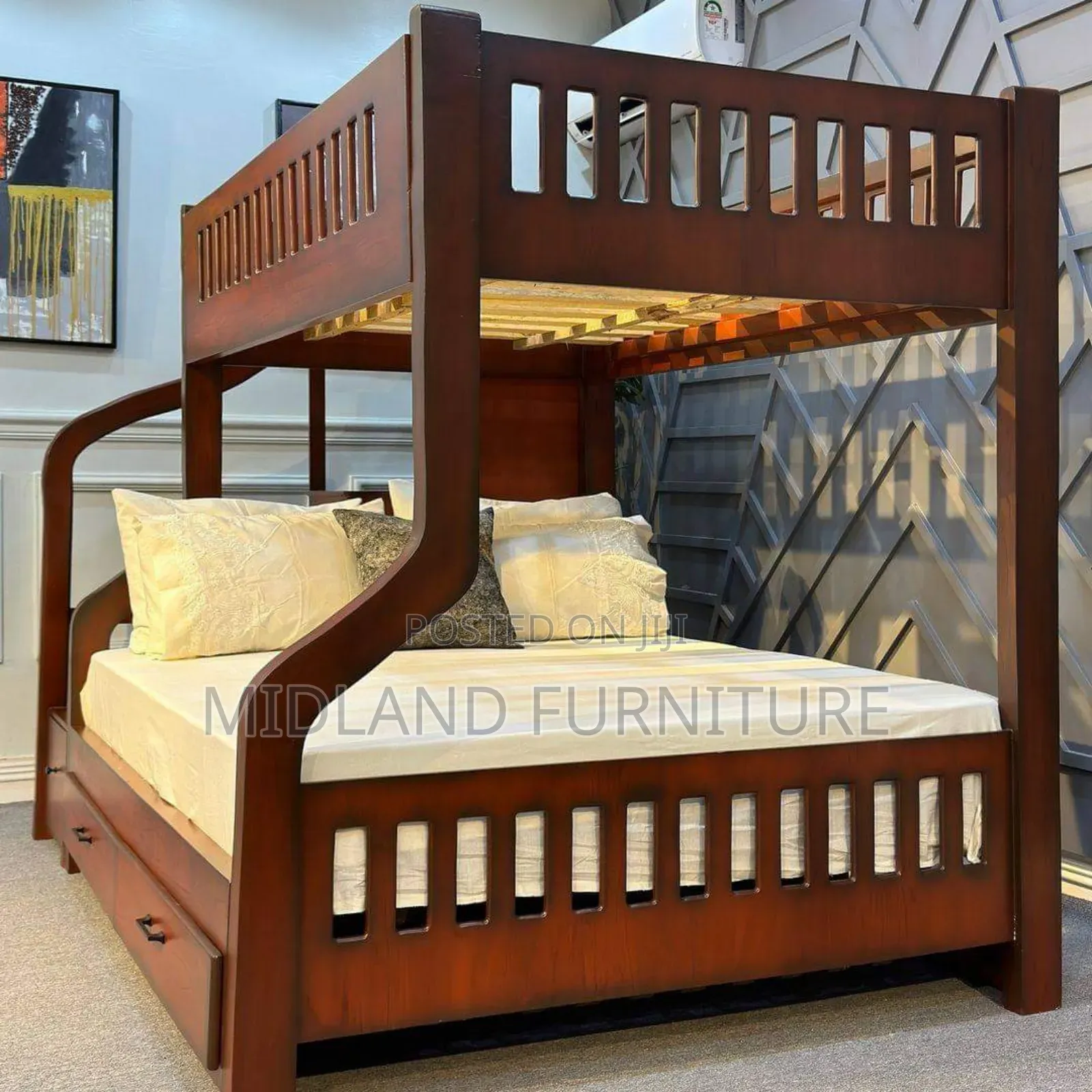 Wooden Double Beds